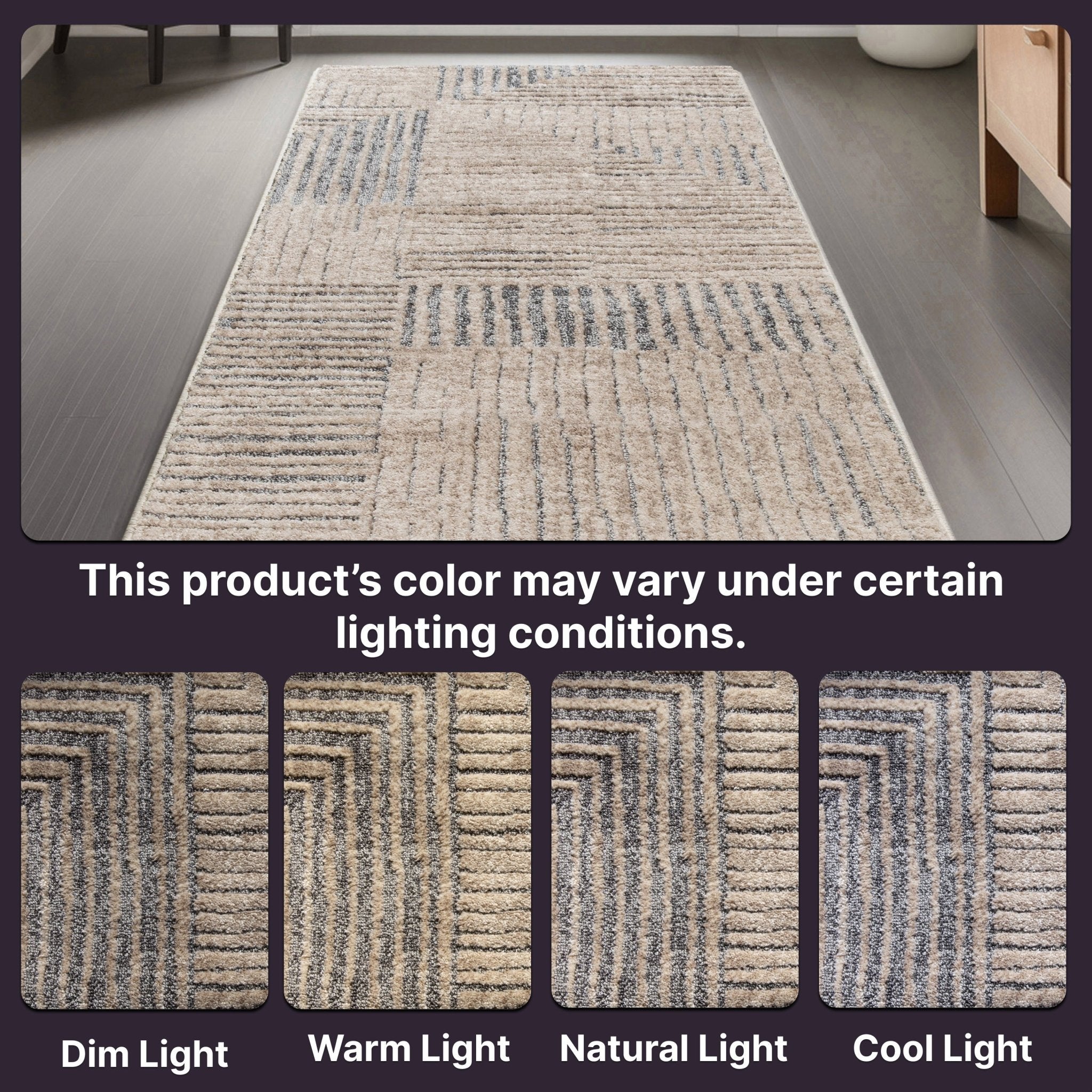 Custom Size Runner Sula Modern Geometric Boxes Ivory Grey Choose Your Width x Choose Your Length Hallway Runner Rug、mySite、gigharbornorthrealestate