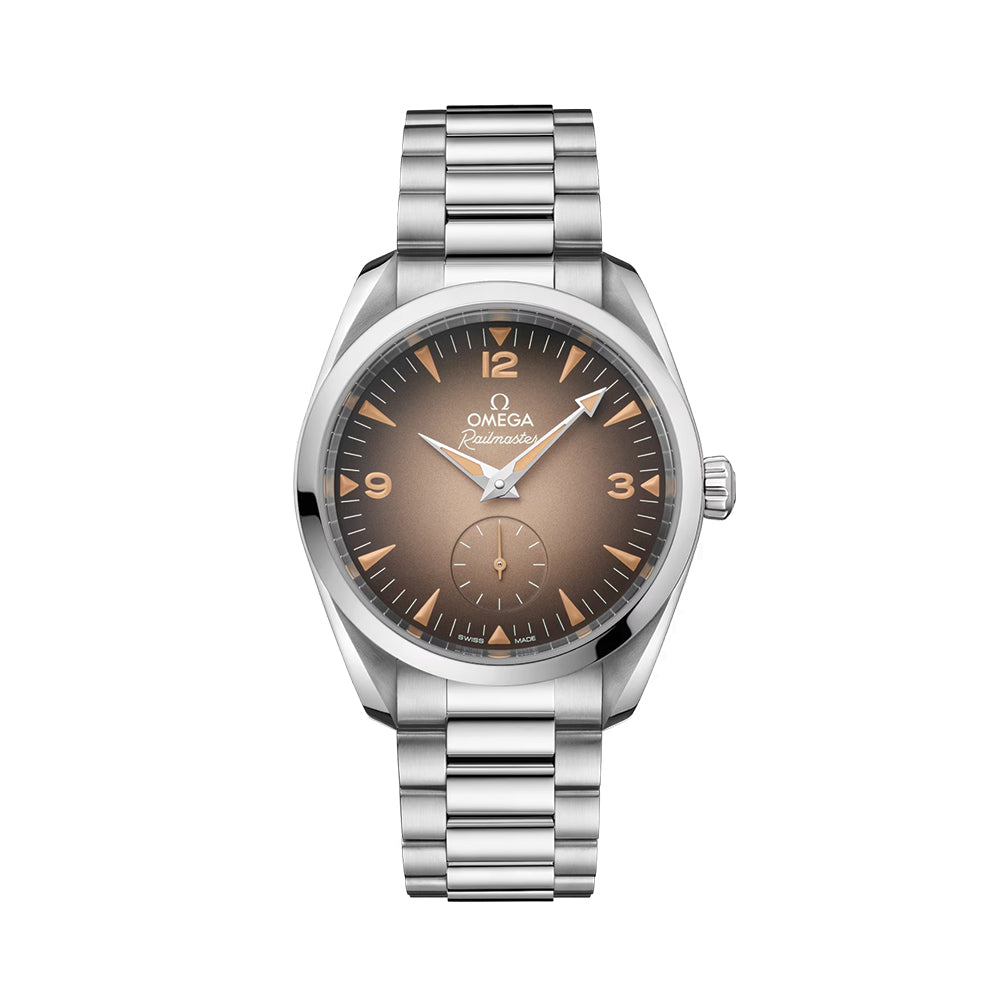  Seamaster Railmaster Co-Axial Master Chronometer 38mm - Brown on Bracelet
