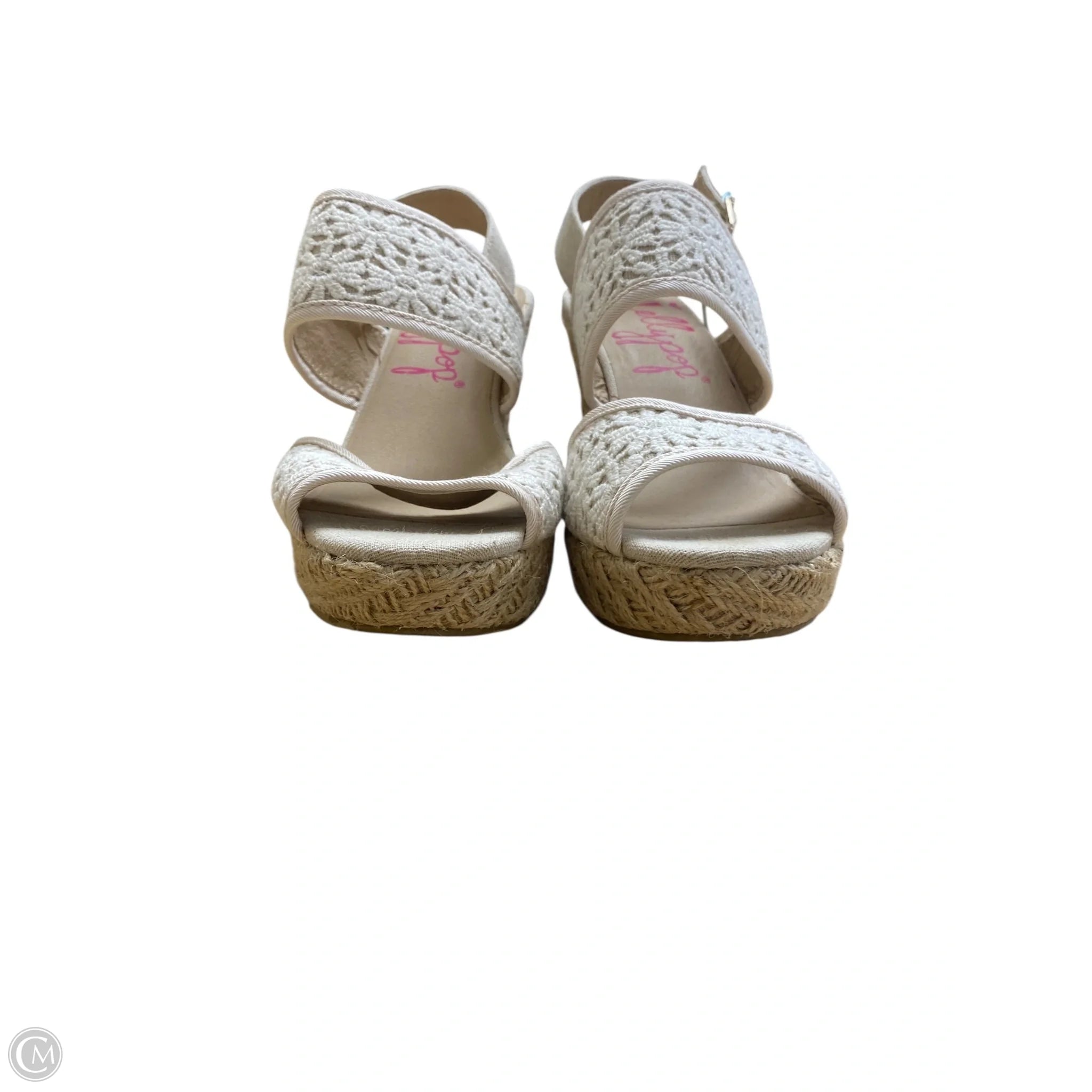 Shoes Heels Wedge By Jelly Pop In Cream, Size: 8、mySite、garagedoors4me