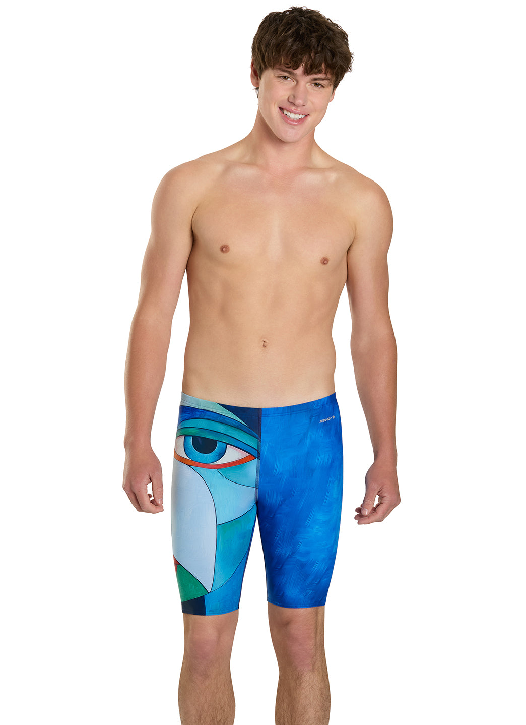 Sporti Mirror Reflection Jammer Swimsuit (22-44)、mySite、noshort