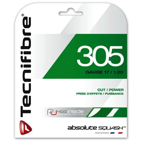 Tecnifibre 305 17L Squash String (Green)