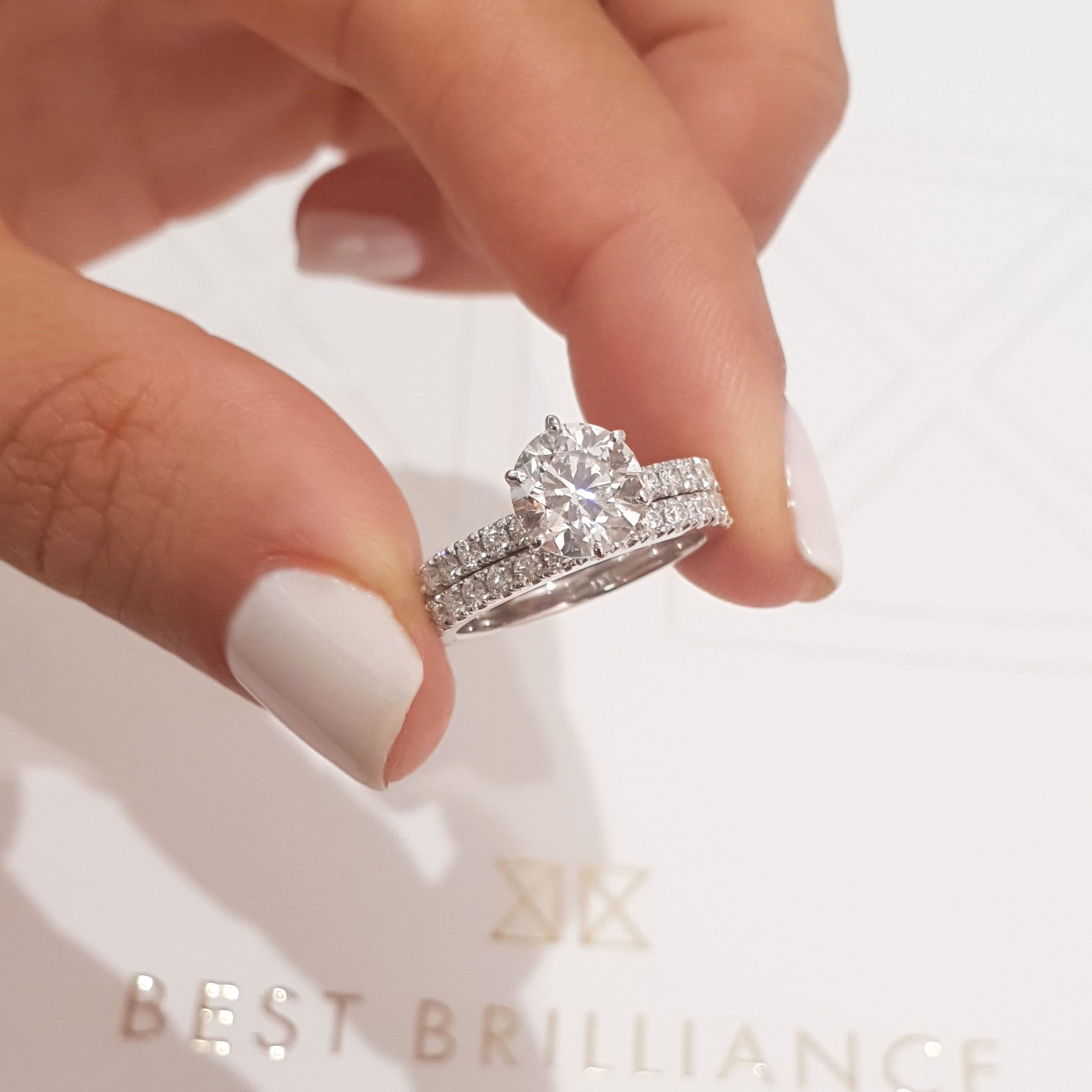 Jane Lab Grown Diamond Bridal Set -18K White Gold、mySite、hinf8tx79