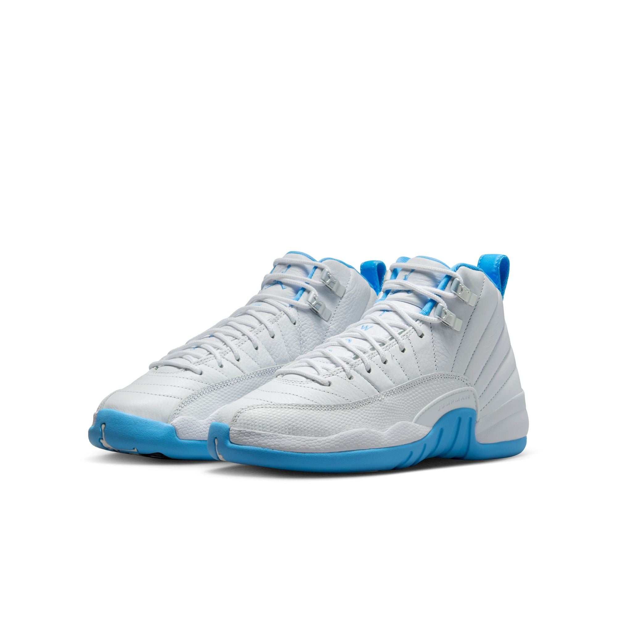 AIR JORDAN 12 RETRO White and University Blue、mySite、zt4zffjzw