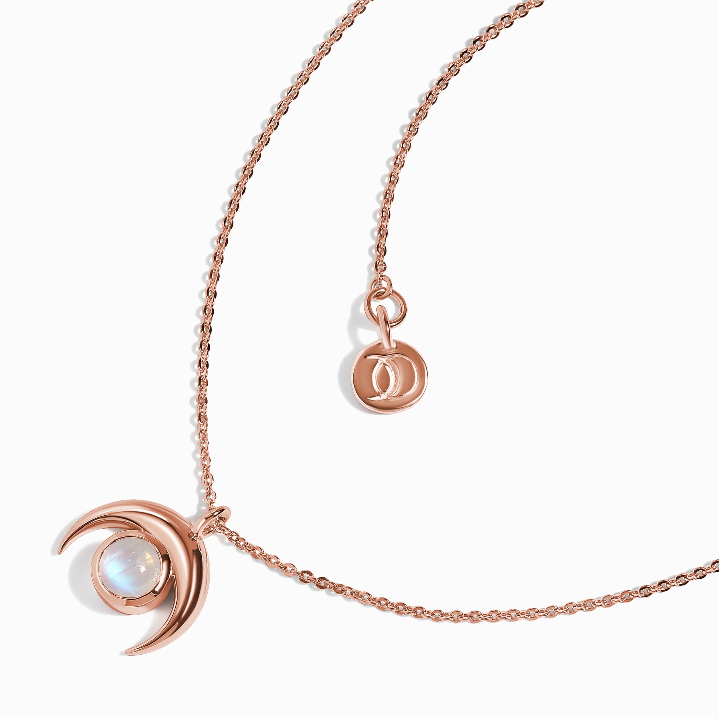 Kids Moonstone Necklace - Crescent Moon Mini、mySite、hinf8tx79