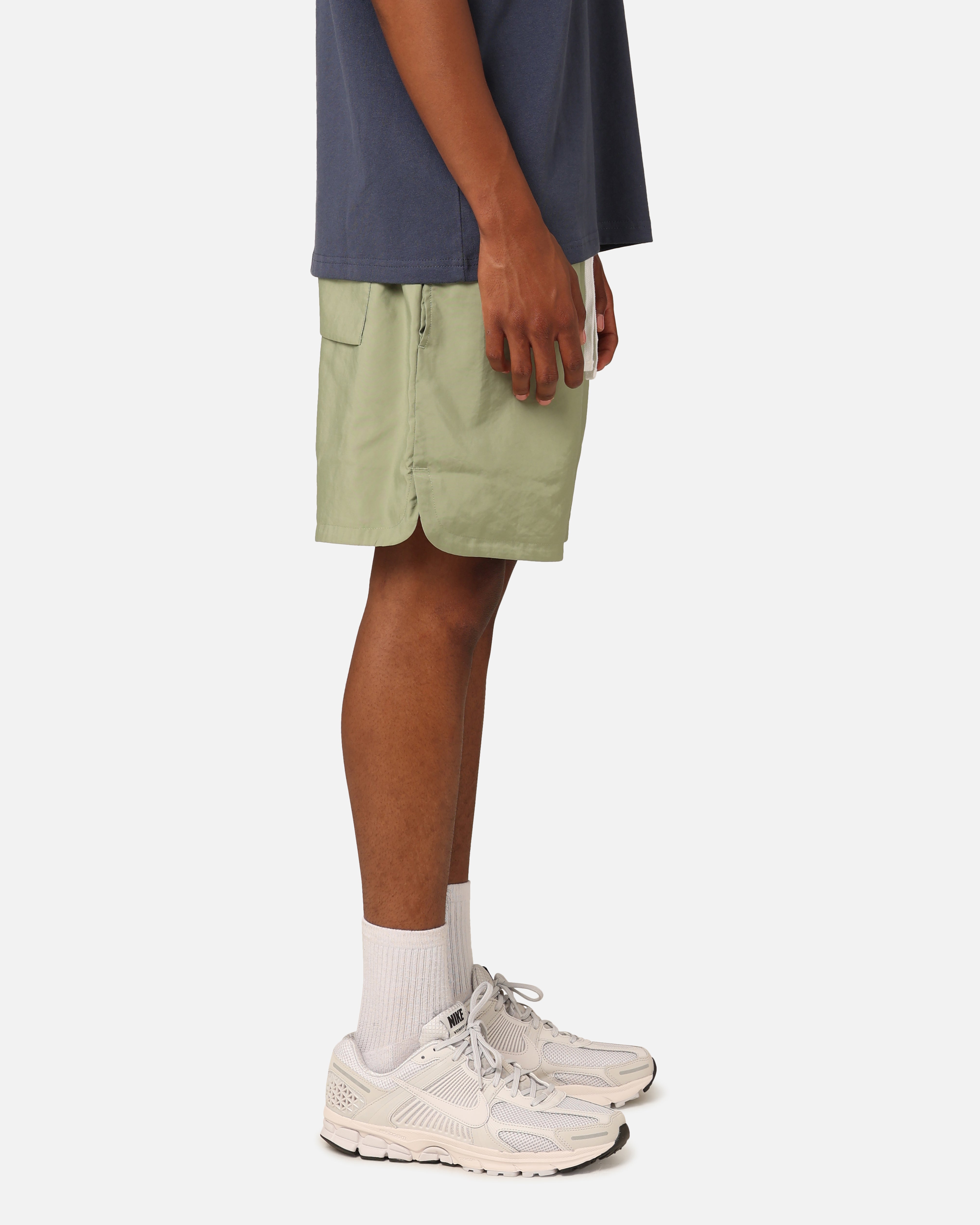 Nike Sports Essentials Club Woven Lined Flow Shorts Oil Green/White、mySite、zt4zffjzw