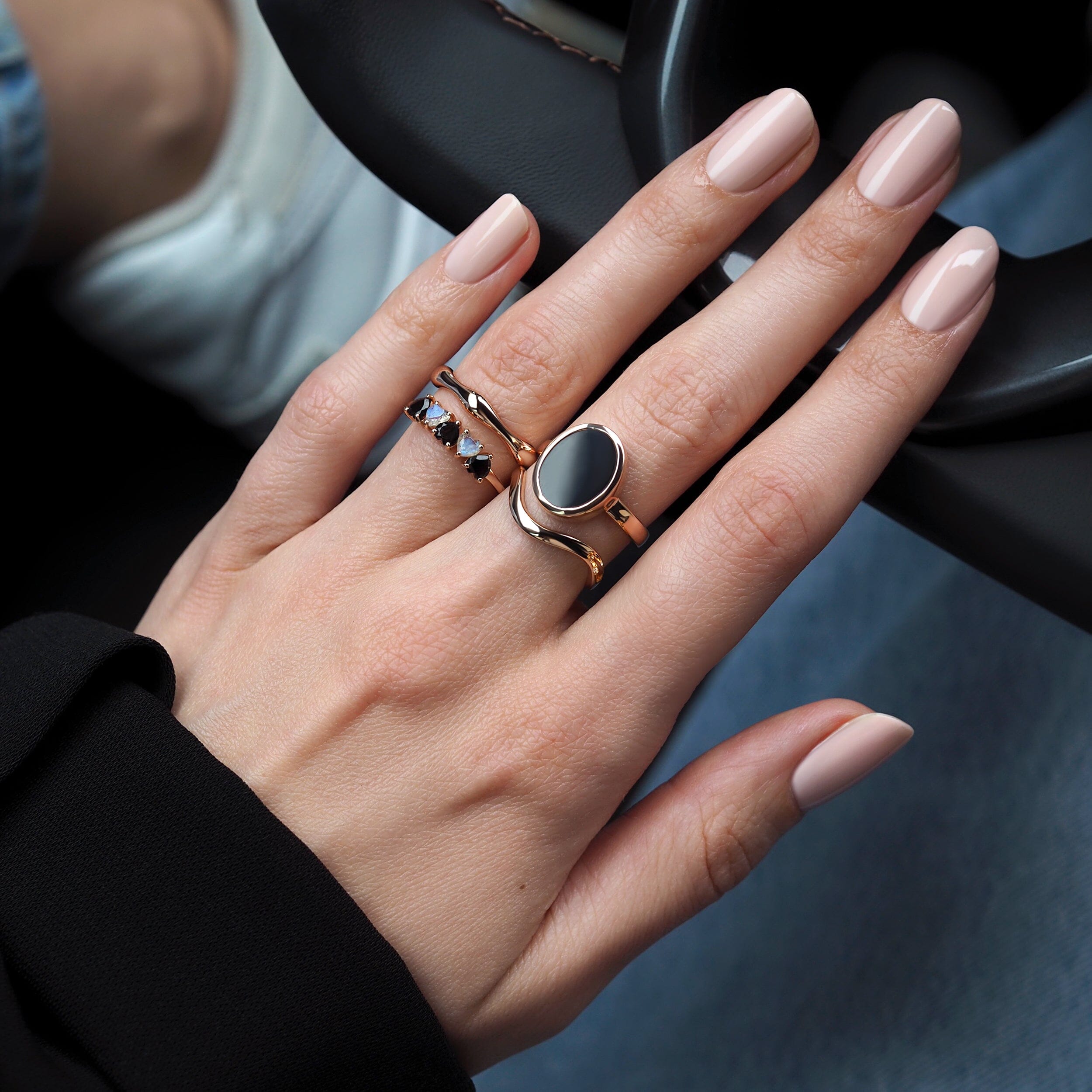 Black Onyx & Black Obsidian Enfolded Love Starter Set、mySite、hinf8tx79