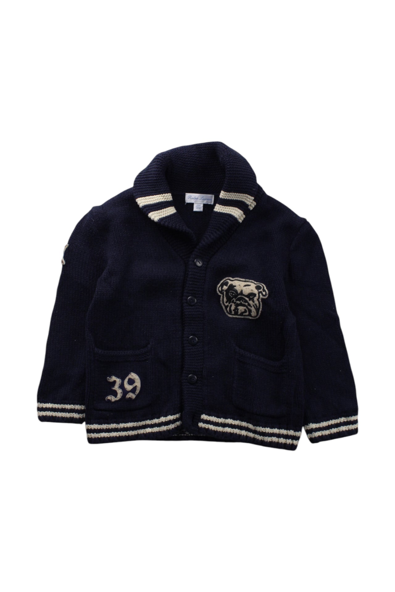 Ralph Lauren Bulldog Cardigan 2T、mySite、g9winljtr