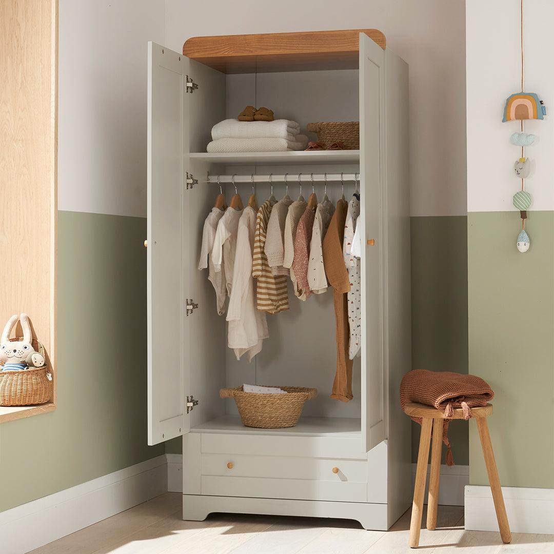  Tutti Bambini Rio Wardrobe - Dove Grey/Honey Oak、mySite、merchandisen
