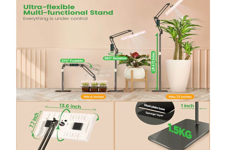 LetPot Smart Indoor 60W Full Spectrum Grow Lights、mySite、camillekostekn