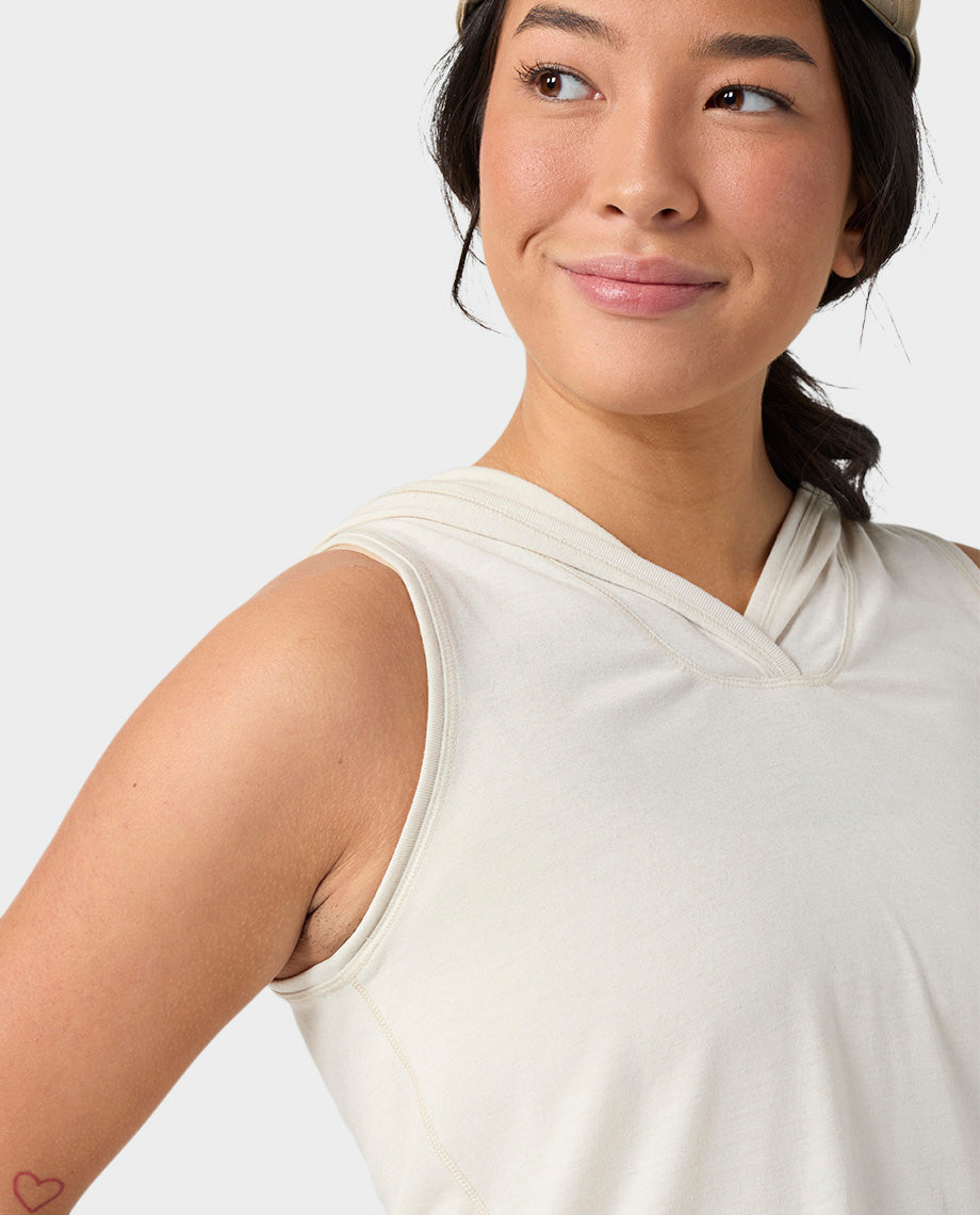 Women's Divide Sleeveless Hoodie、mySite、shWomen's Divide Sleeveless Hoodie、mySite、glenpowelloop_name