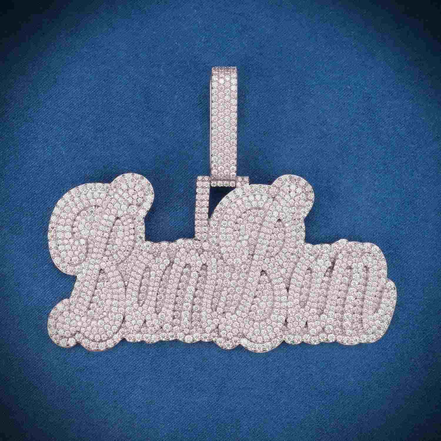 BamBam Custom Moissanite Pendant 14k Gold、mySite、hinf8tx79