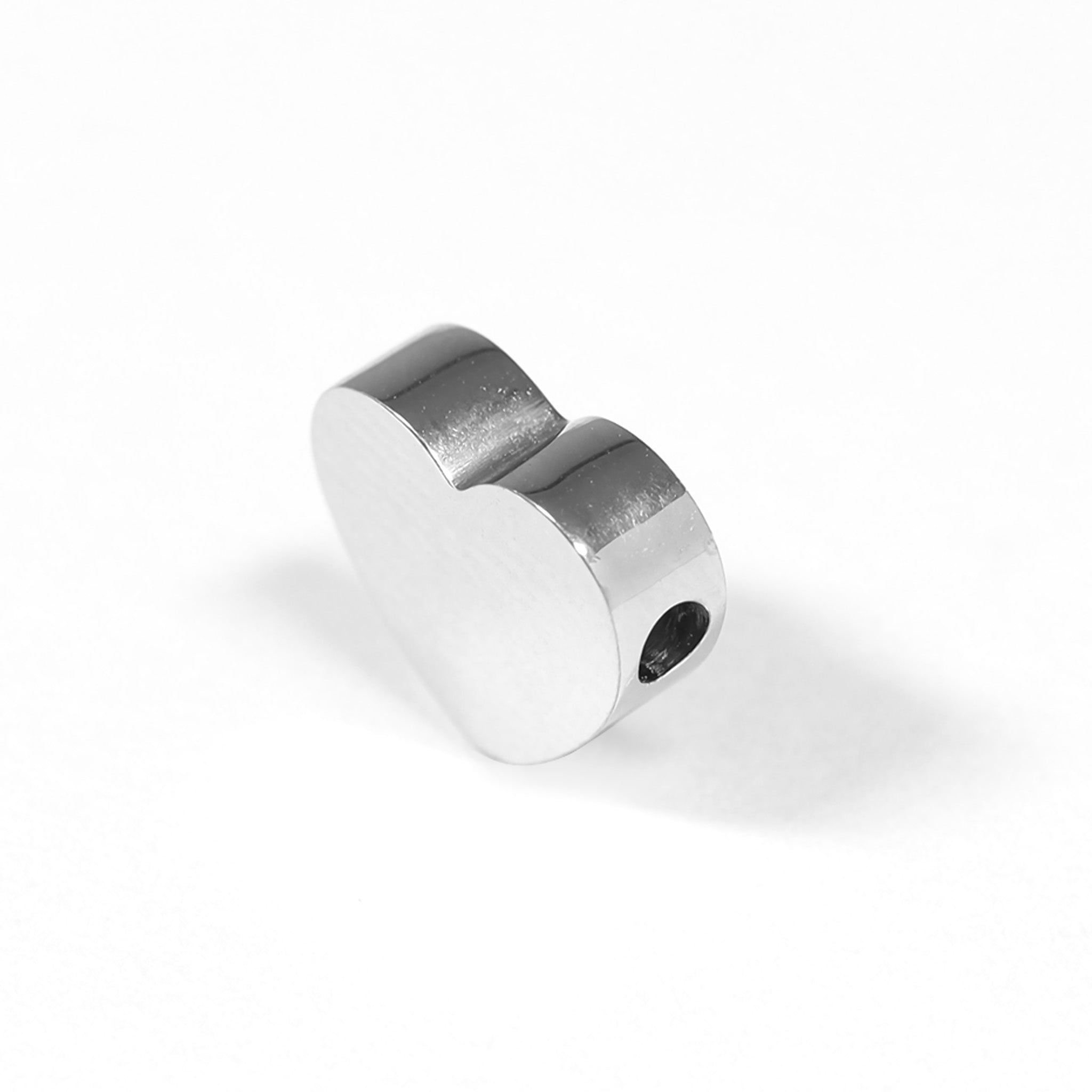 18K PVD Coated Stainless Steel Mini Heart Bead Pendant / SBB0346、mySite、dreamappss