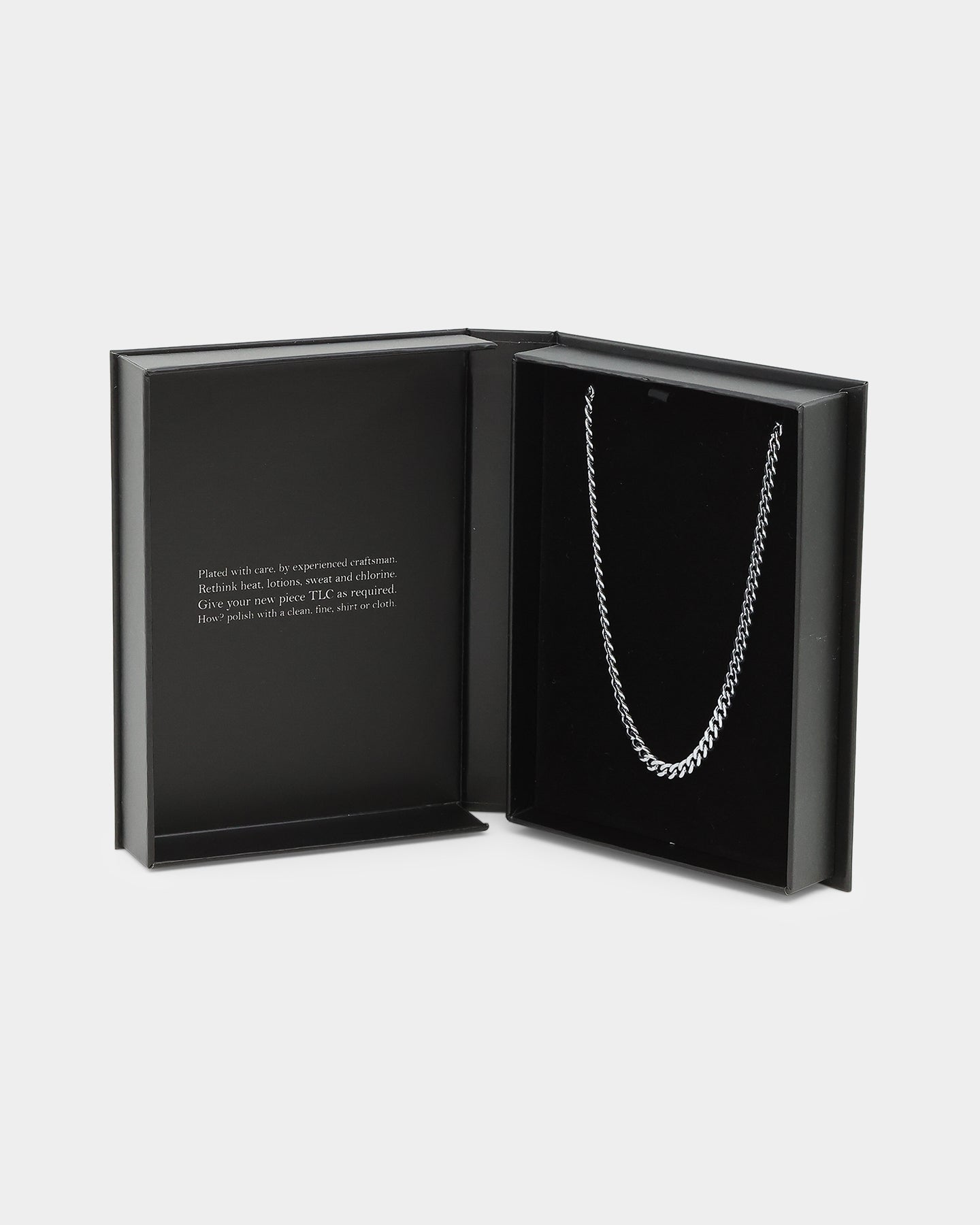 NXS 5mm Cuban Link Chain White Gold、mySite、zt4zffjzw