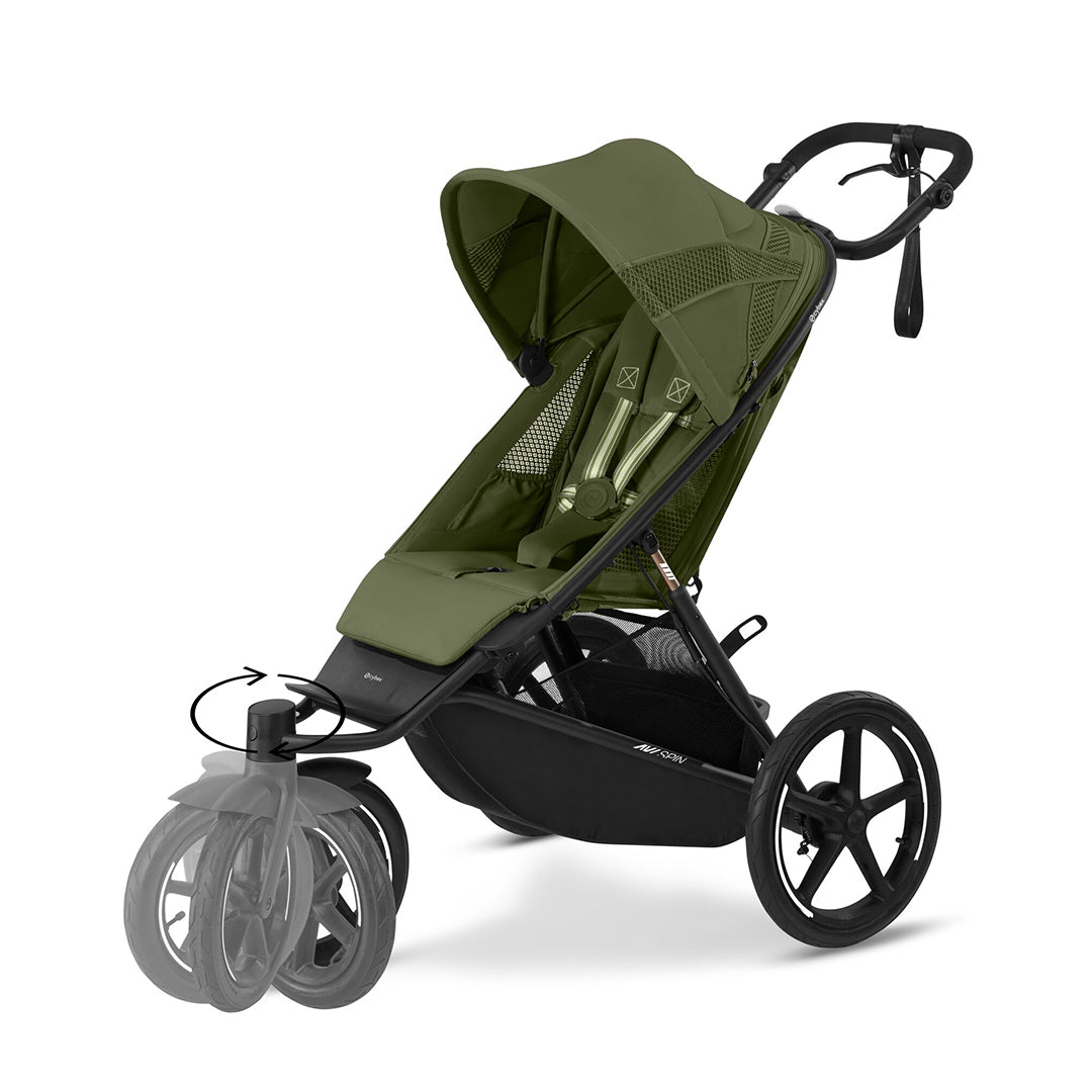  CYBEX Avi Spin Stroller - Moss Green、mySite、merchandisen