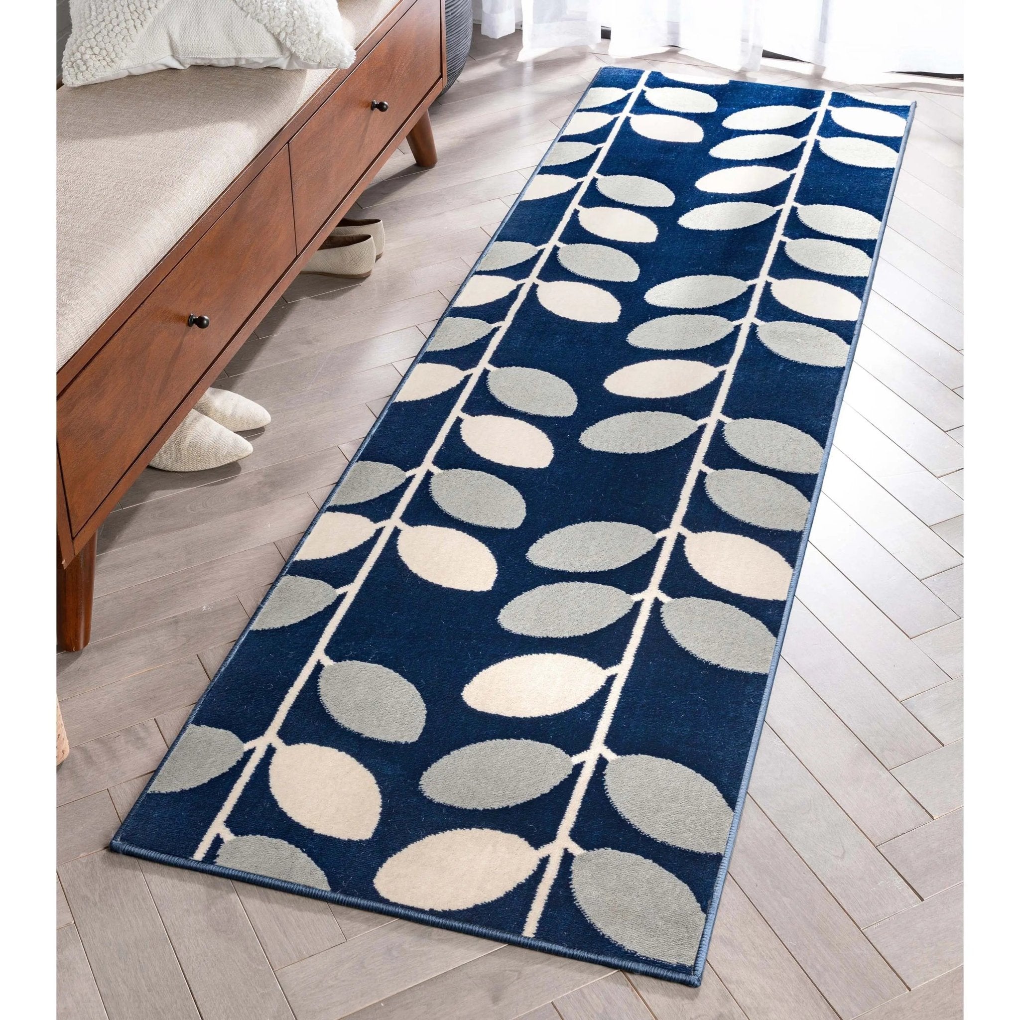 Belinay Botanical Leaves Pattern Rug、mySite、gigharbornorthrealestate