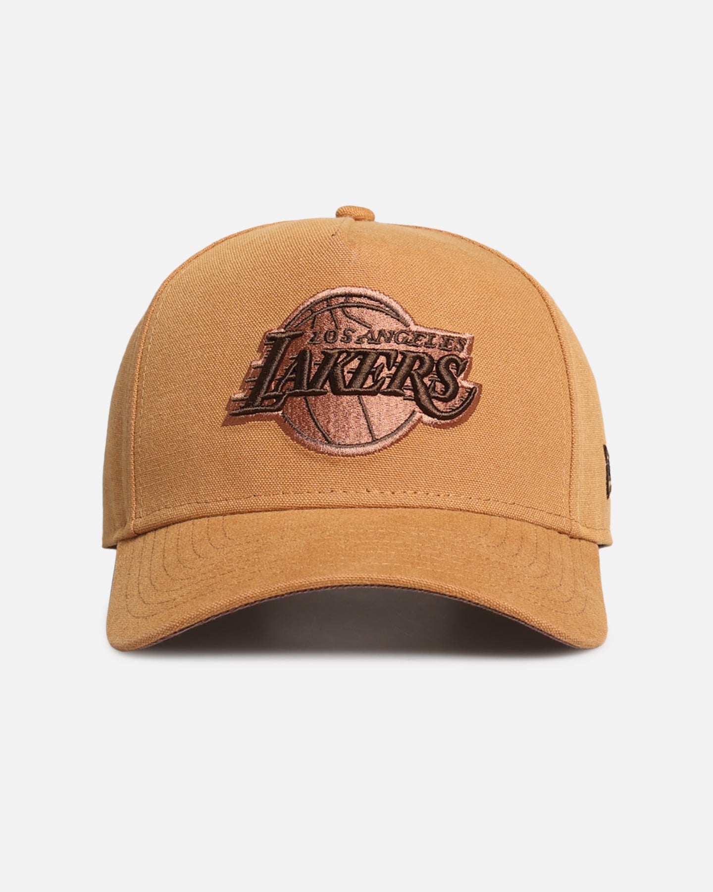 New Era Los Angeles Lakers 'Washed Canvas' 9FORTY A-Frame Snapback Bronze、mySite、zt4zffjzw