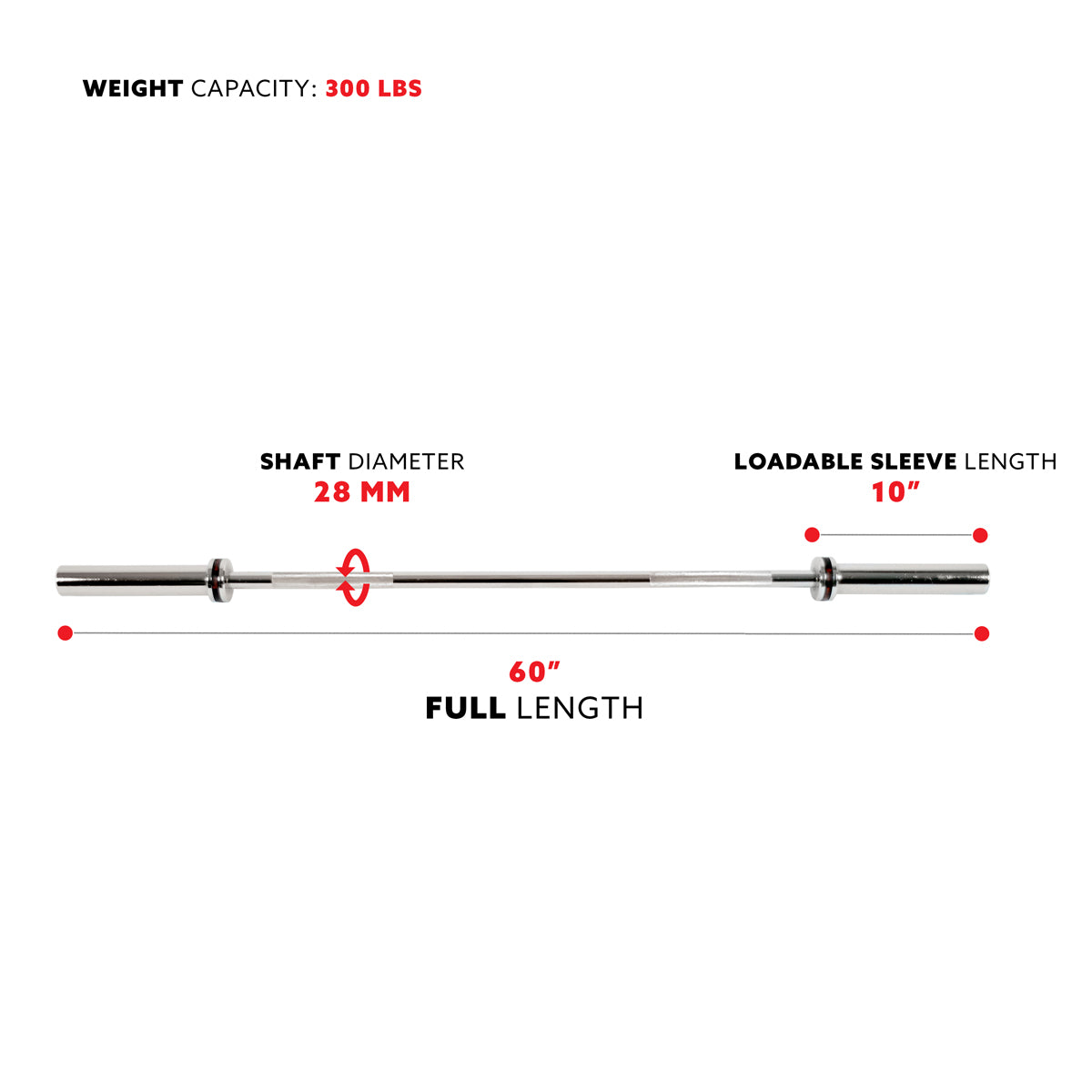  60'' Olympic Bar Fitness Barbell Weight、mySite、ghnorth