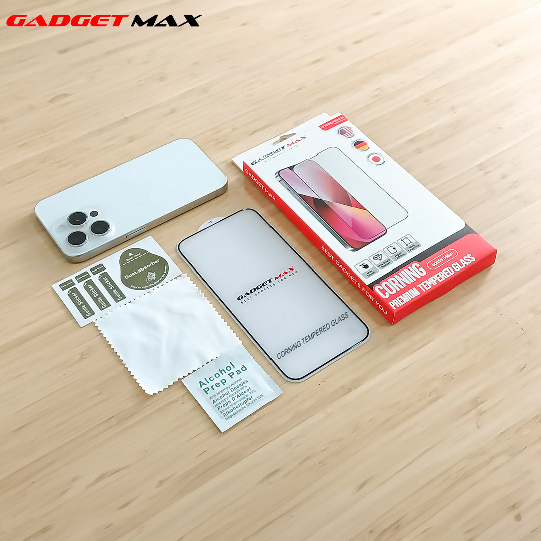 Product detail GADGET MAX-- CORNING IPHONE 15 PRO MAX 6.7 ANTI-STATIC TEMPERED GLASS (NPL -9/2023)、mySite、fannypackpong