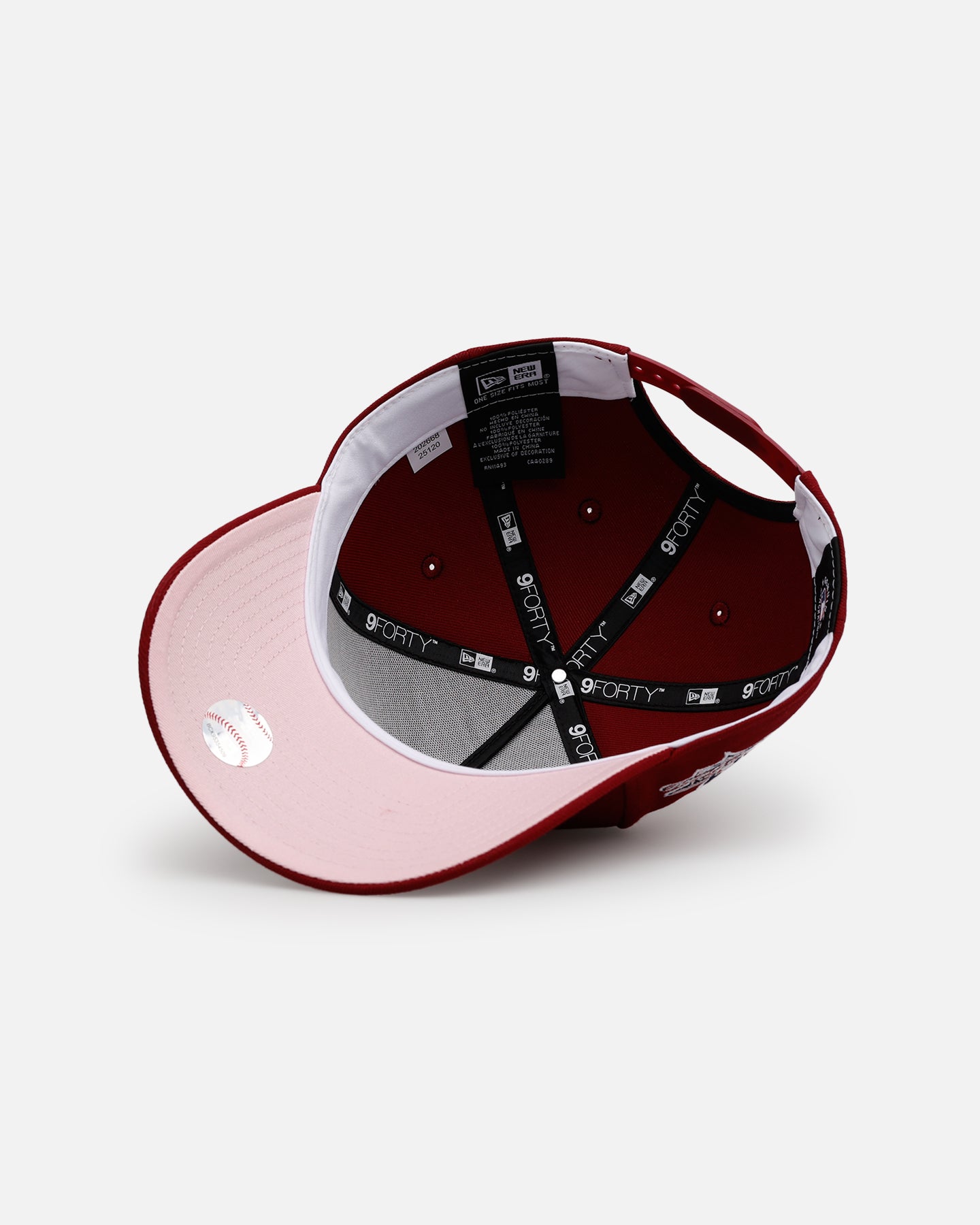 New Era Atlanta Braves 'Candy Apple' 9FORTY A-Frame Snapback Cardinal、mySite、zt4zffjzw