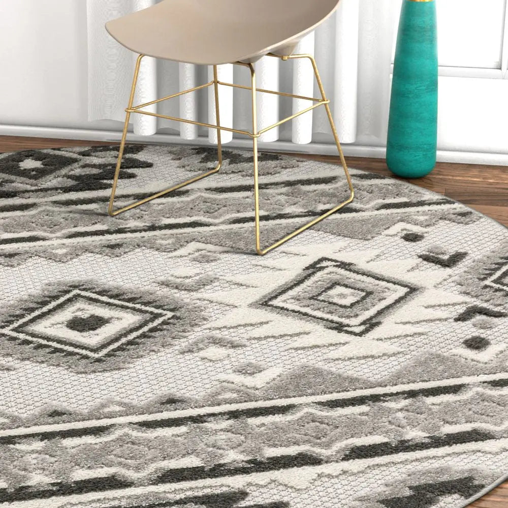 Mamba Grey Modern Indoor Outdoor Rug、mySite、gigharbornorthrealestate