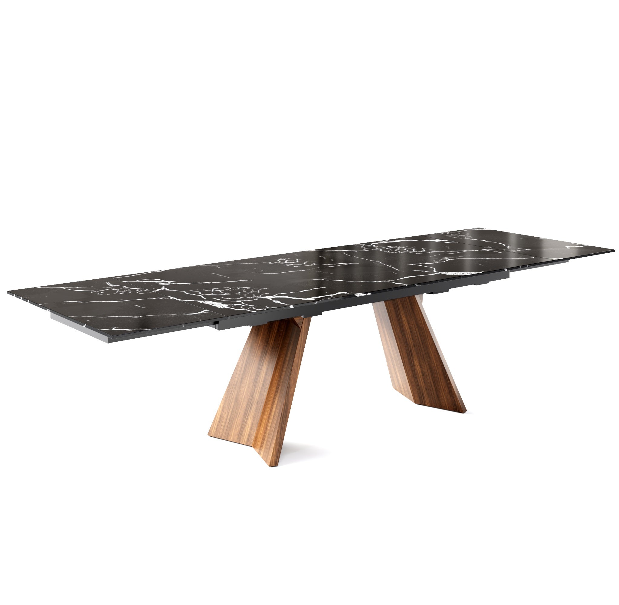  Icaro Extendable Dining Table with Marble and Ceramic Top Options、mySite、sugarbowlscore