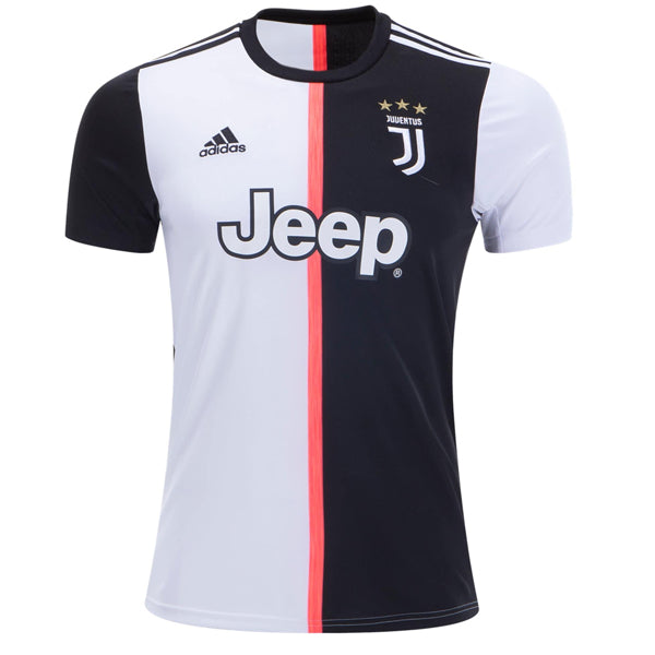 adidas Men's Juventus 19/20 Ronaldo Home Jersey Black/White、mySite、noshort
