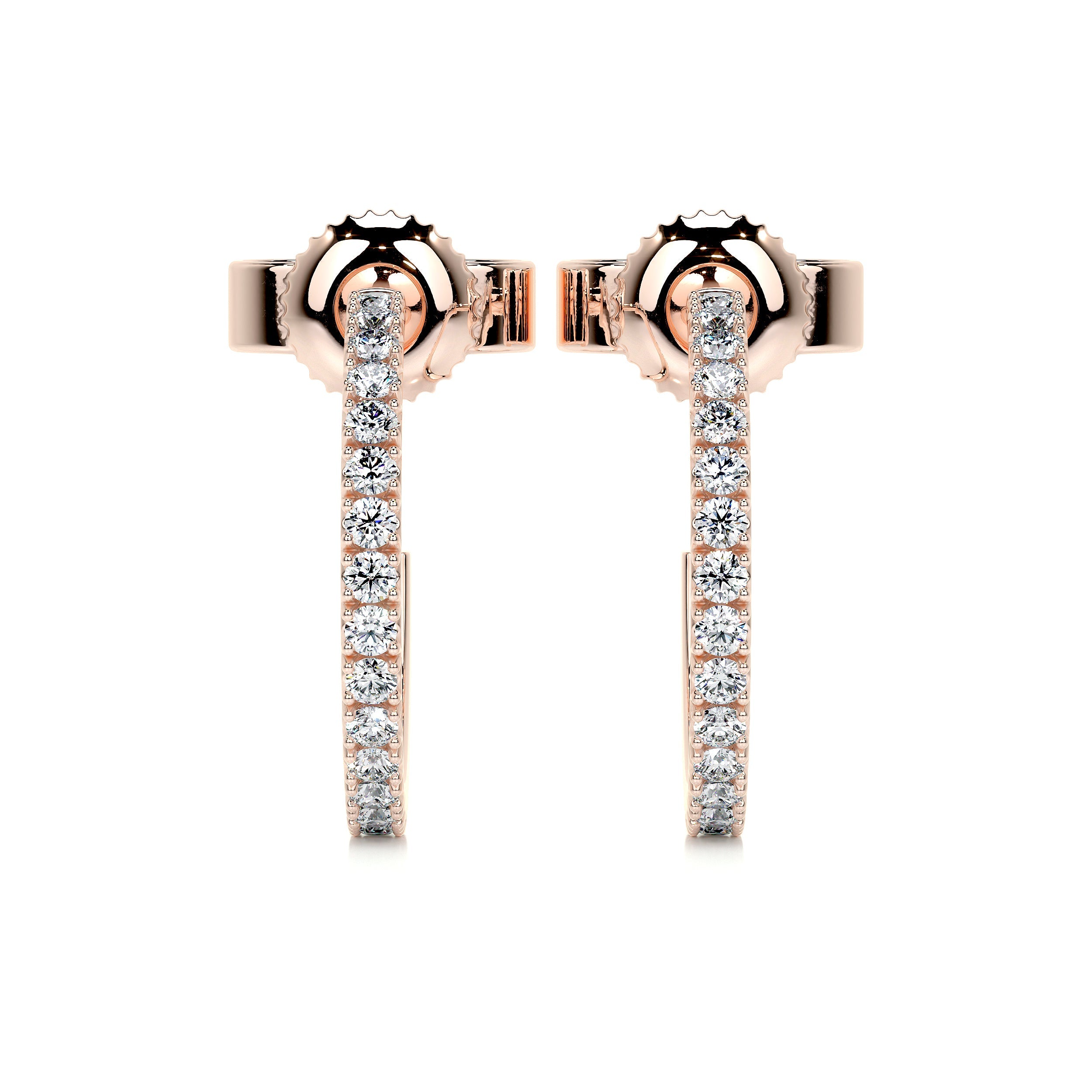 Nicole Lab Grown Diamond Earrings (0.50 Carat) -14K Rose Gold、mySite、hinf8tx79