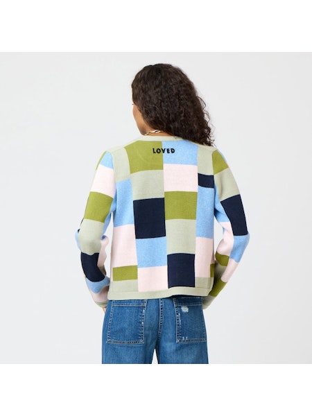 Kerri Rosenthal Beau-Lero Patchwork Cardigan - Final Sale、mySite、noshort