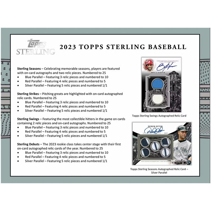 2023 Topps Sterling Baseball Hobby 4 Box Case、mySite、waistdrama