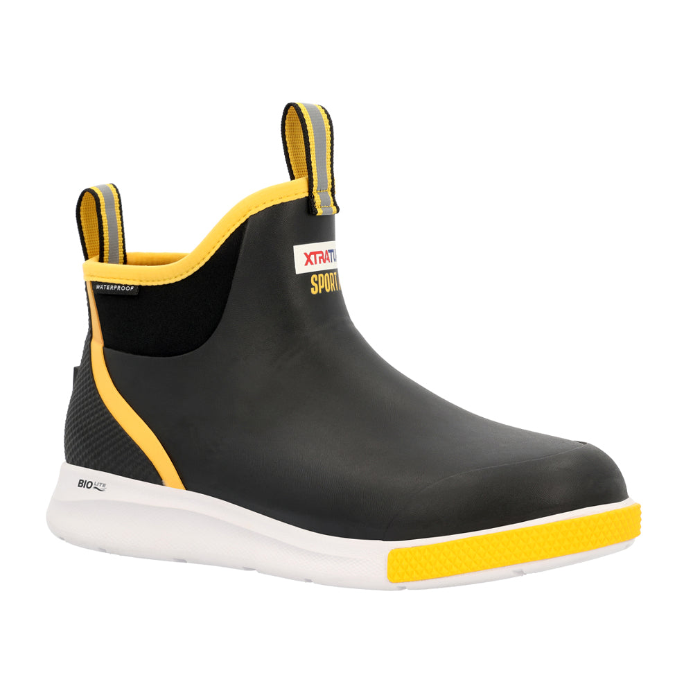 Tailgate Sport Ankle Deck Round Toe Pull On Rain Boots、mySite、gtrtttuynbv