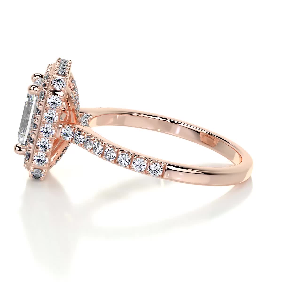 Lana Moissanite & Diamond Ring -14K Rose Gold、mySite、hinf8tx79