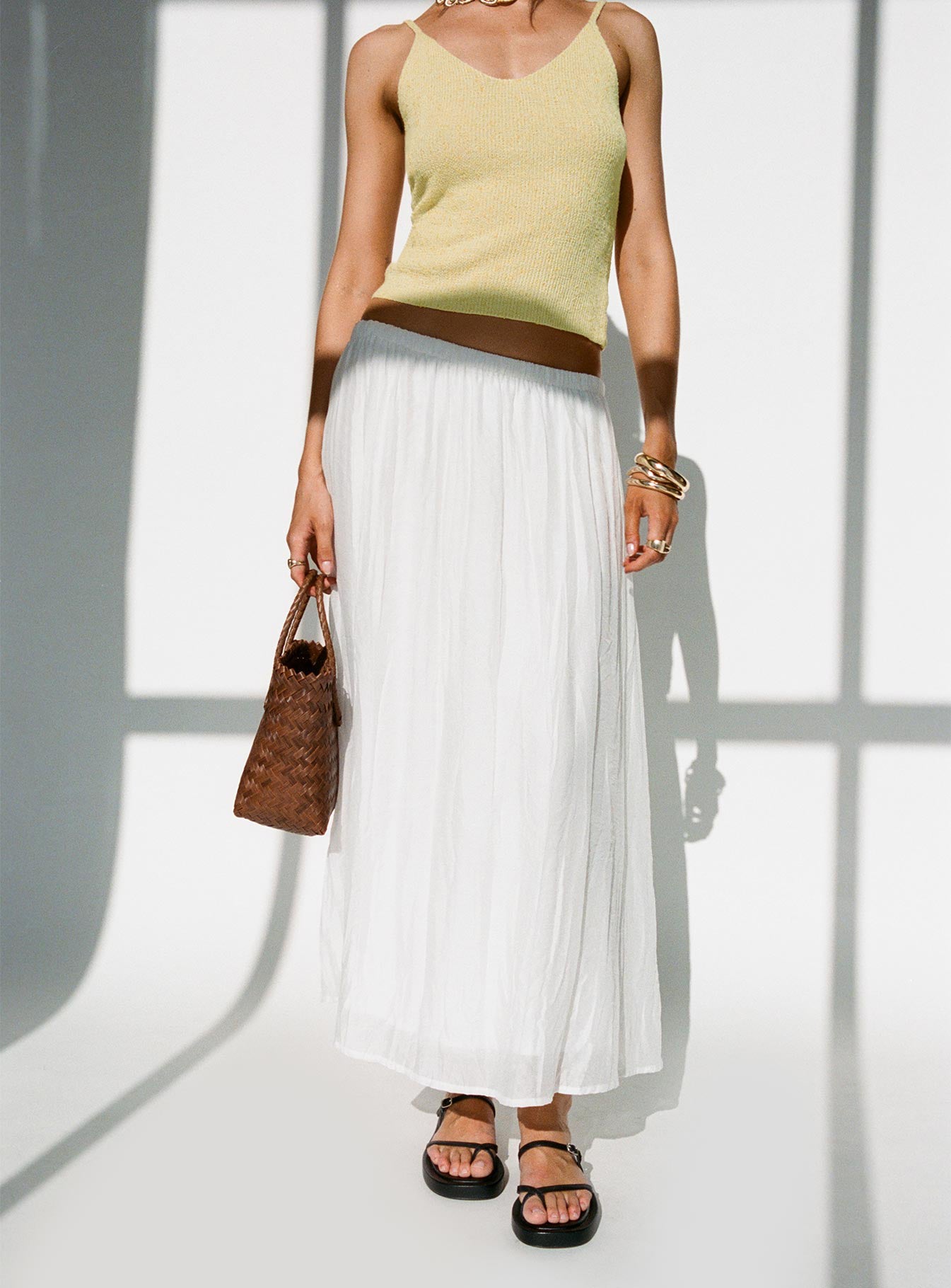 Quilon Skirt White、mySite、solidvoid