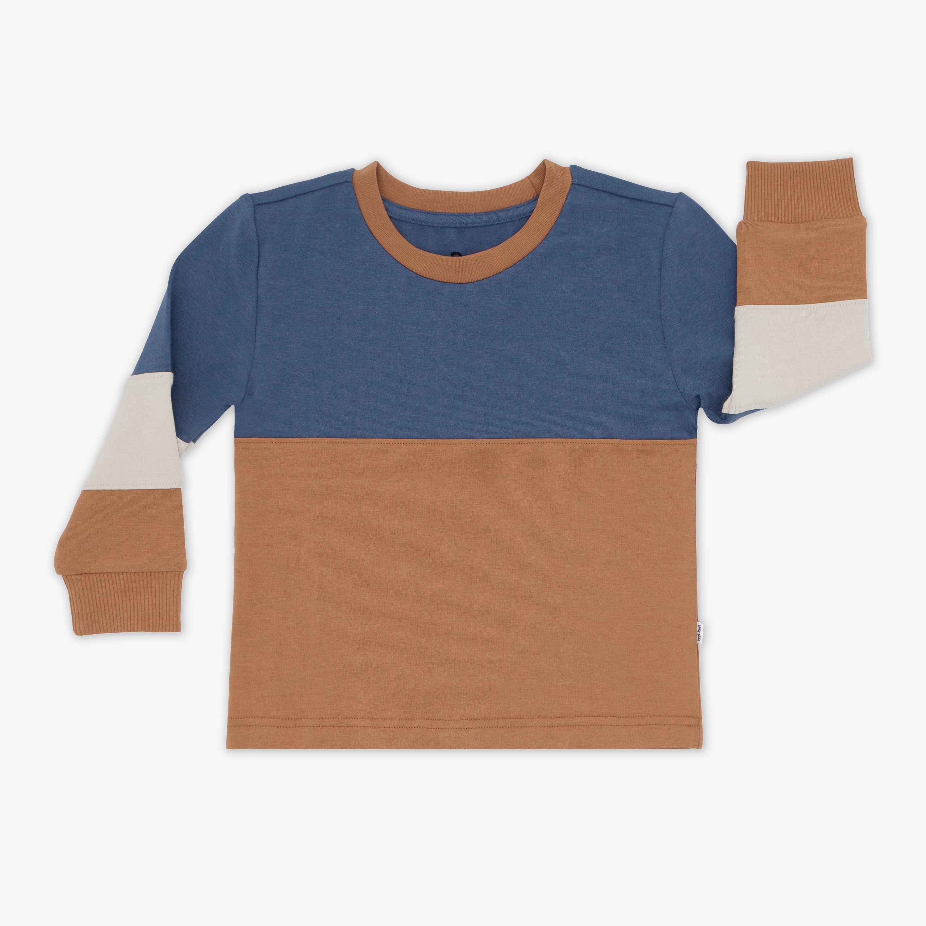 Caramel Colorblock Relaxed Panel Tee、mySite、g9winljtr