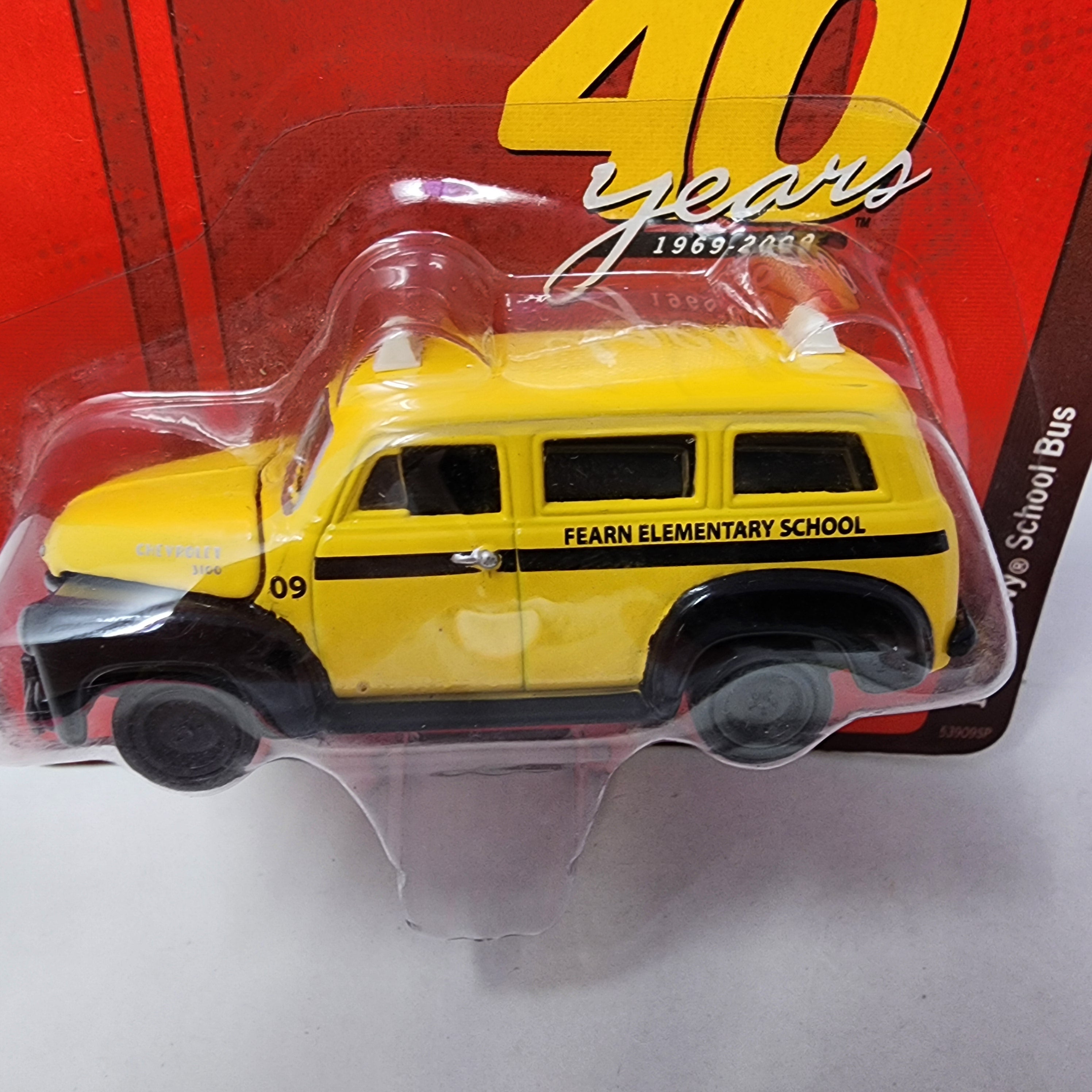 1950 Chevy School Bus * Johnny Lightning 40 Years、mySite、hgirdovlk