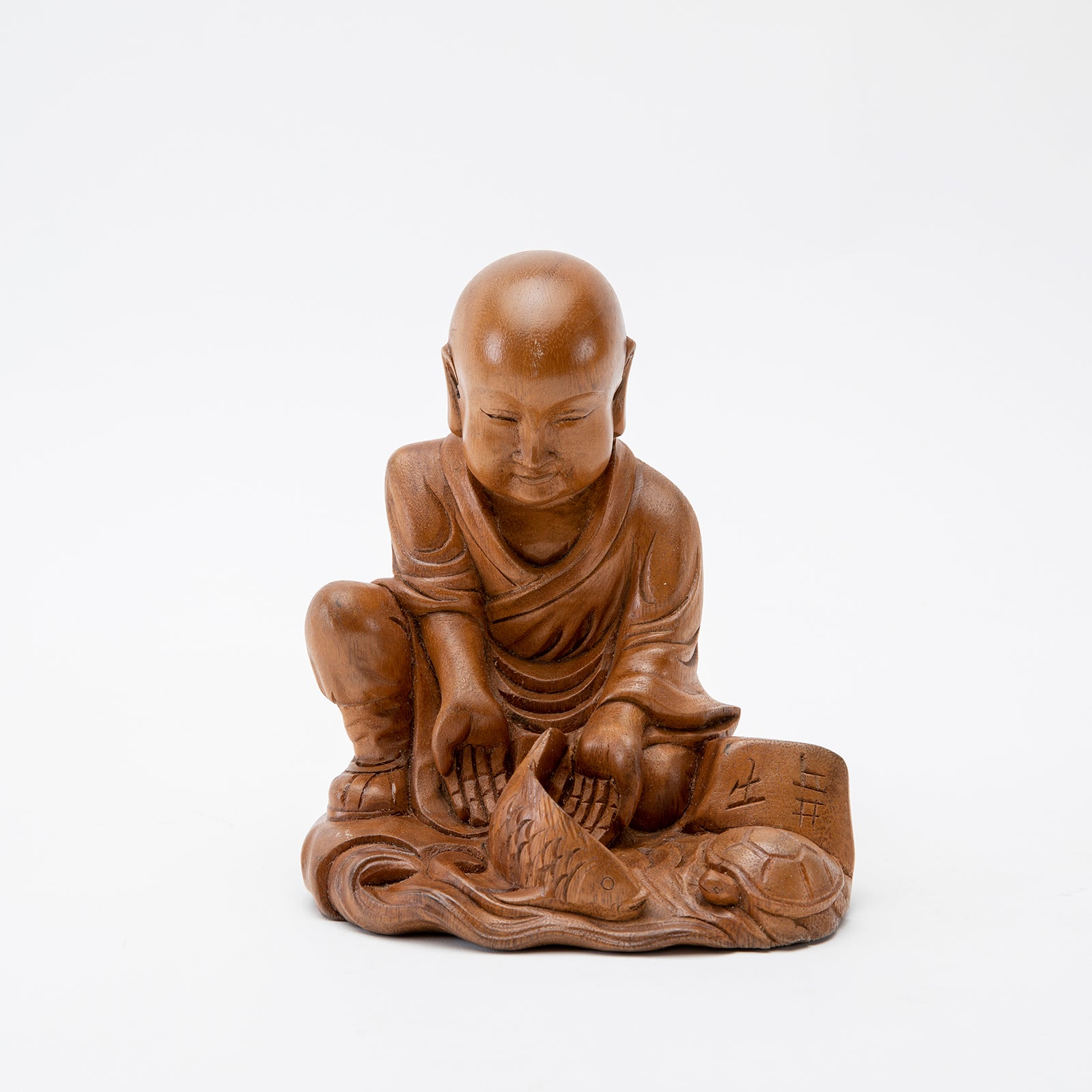 Wooden 'May All Beings Be Free' Statue、mySite、topwebapps