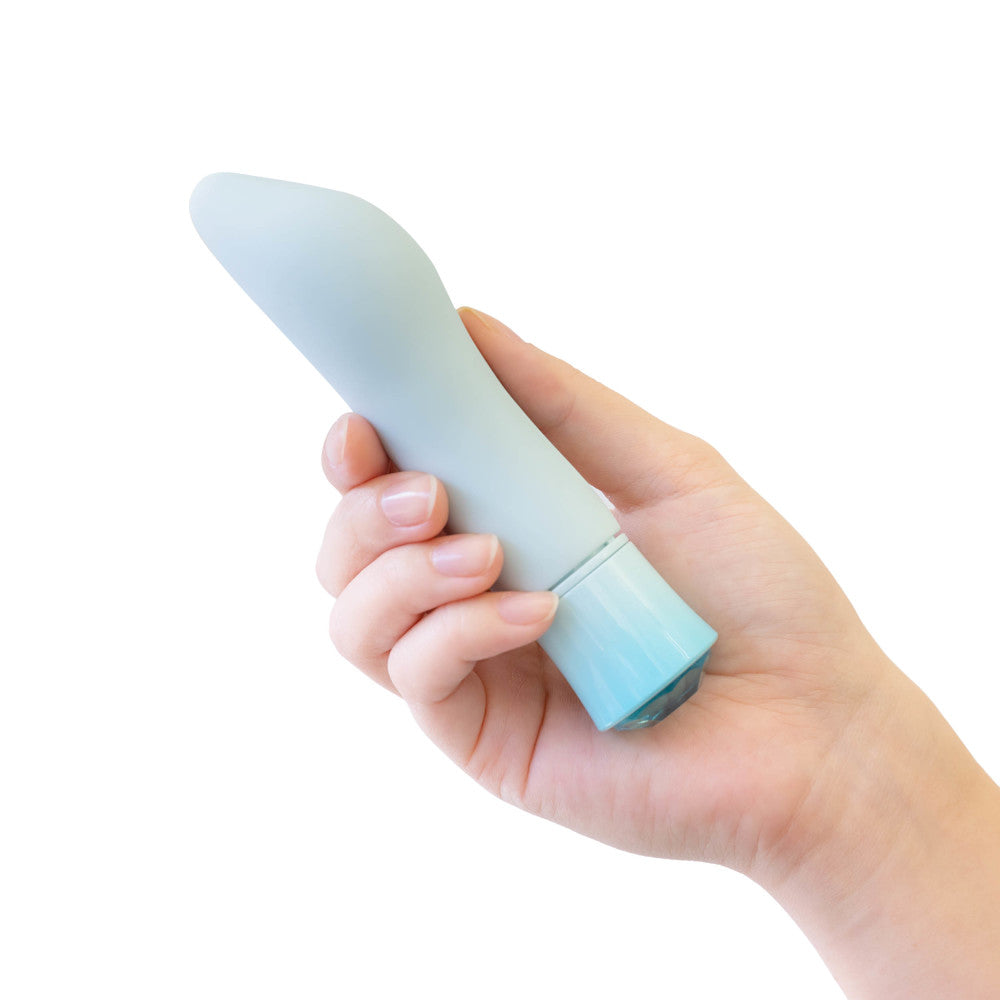 Oh My Gem By Blush® | Ardor: 5.5 Inch Warming G Spot Stimulation Vibrator in Aquamarine with Powerful RumboTech™ Technology、mySite、bottomscart