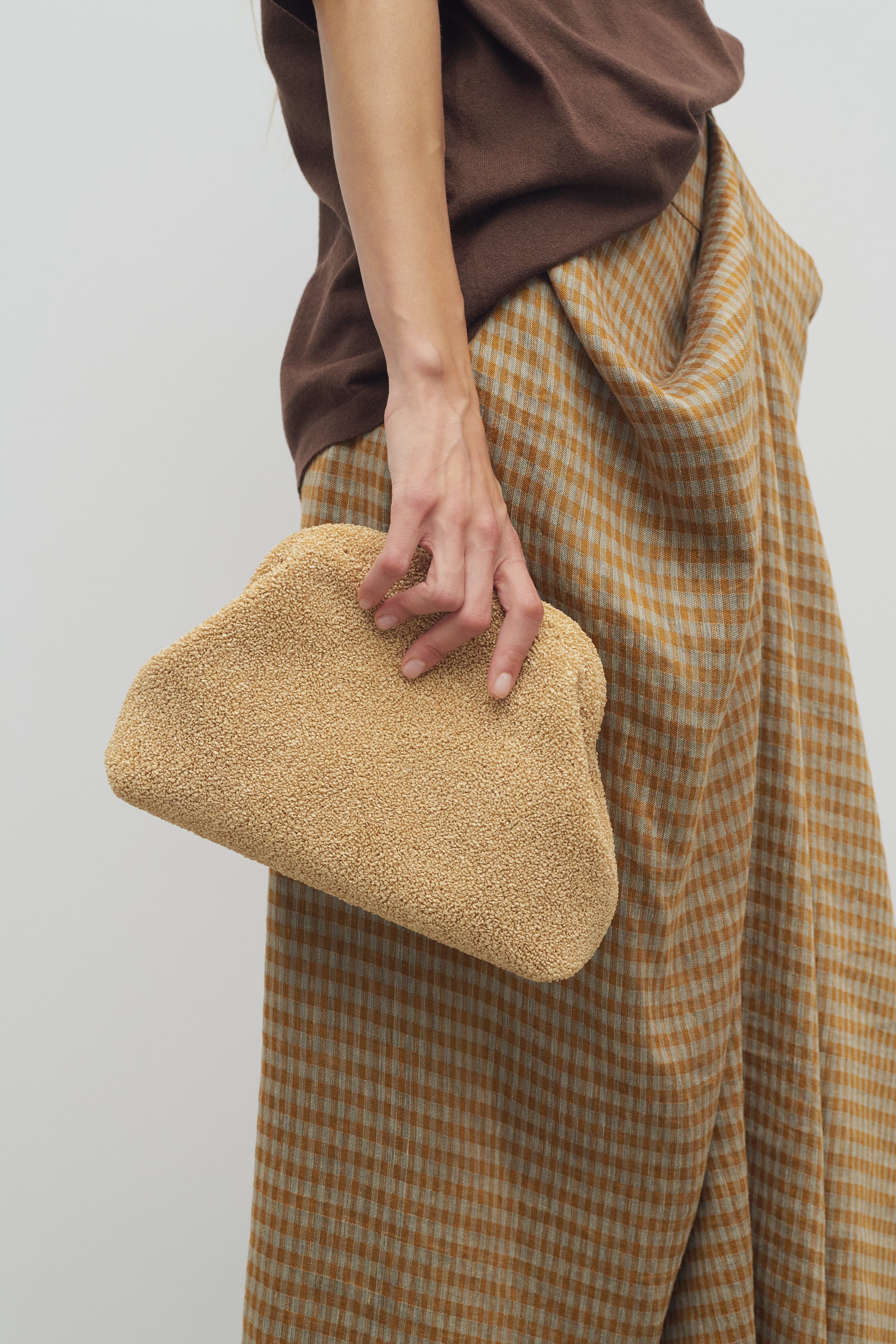 Mira Clutch in Cotton、mySite、aoinhome