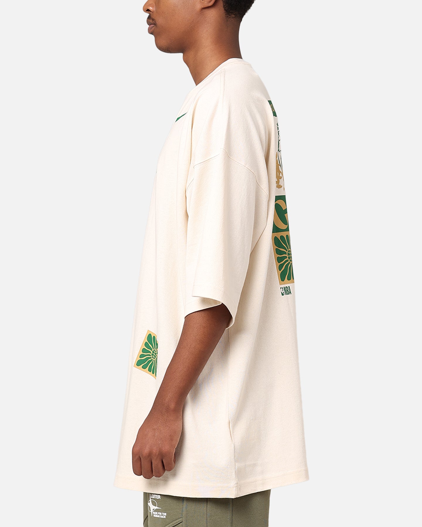 Nike Boston Celtics NBA Courtside Oversized T-Shirt Pure、mySite、zt4zffjzw