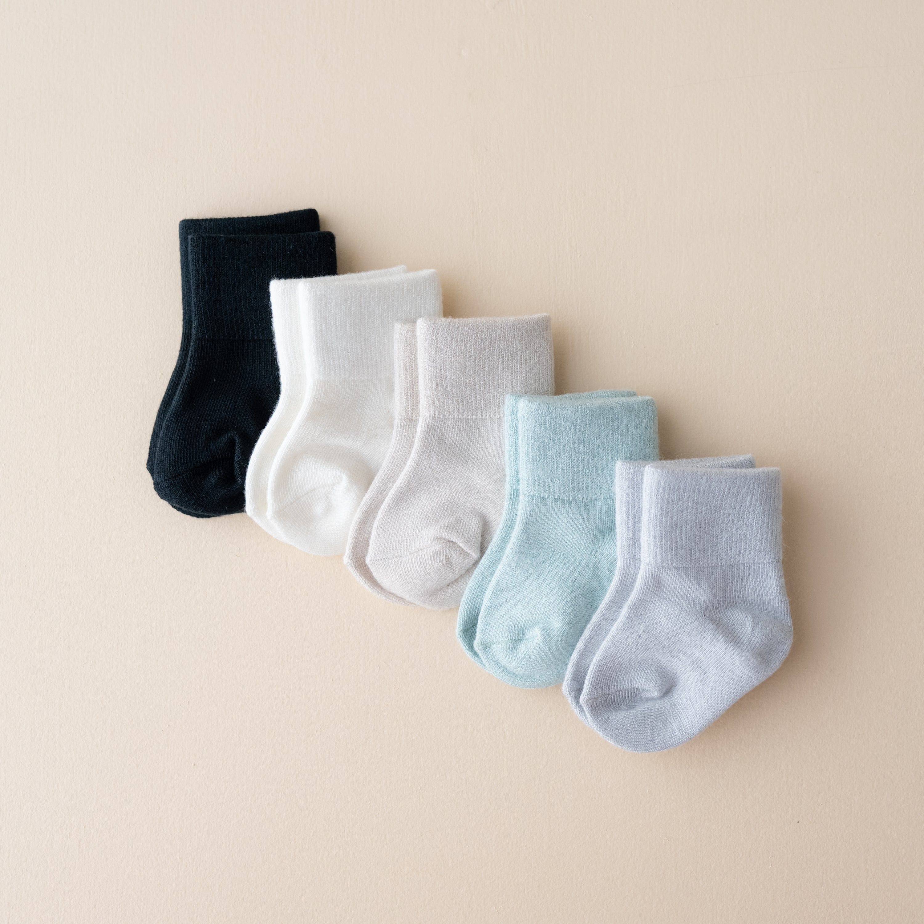  Quarter Socks Combo 5-Pack in Neutral set、mySite、layawaytickets