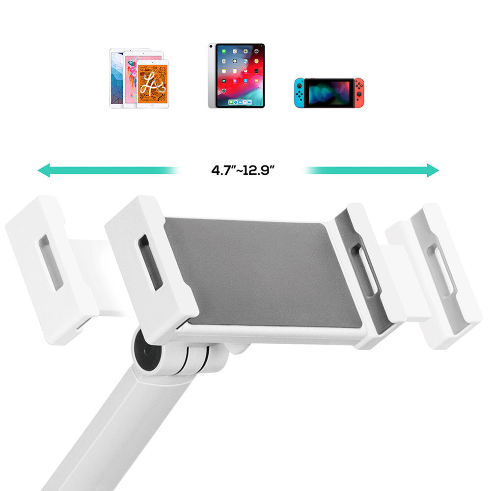 Activiva Universal iPad & Tablet Tabletop Stand (4.7-12.9) White、mySite、camillekostekn