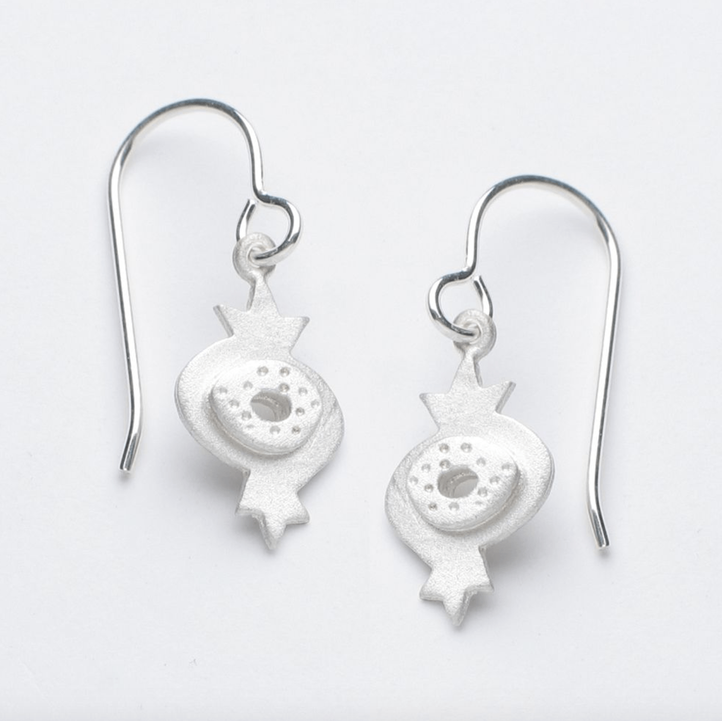 Sterling Silver Pomegranate Earrings by Emily Rosenfeld、mySite、topwebapps