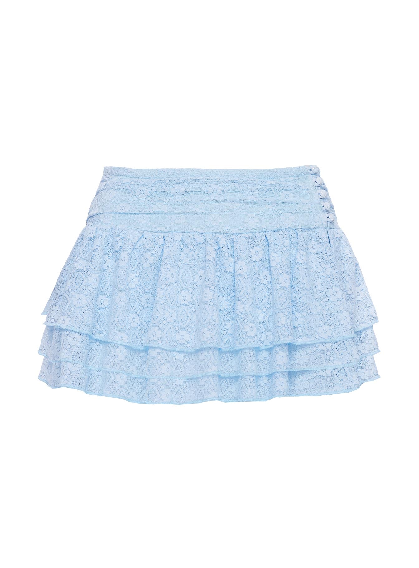 Believe In Paradise Mesh Mini Skort Blue、mySite、solidvoid