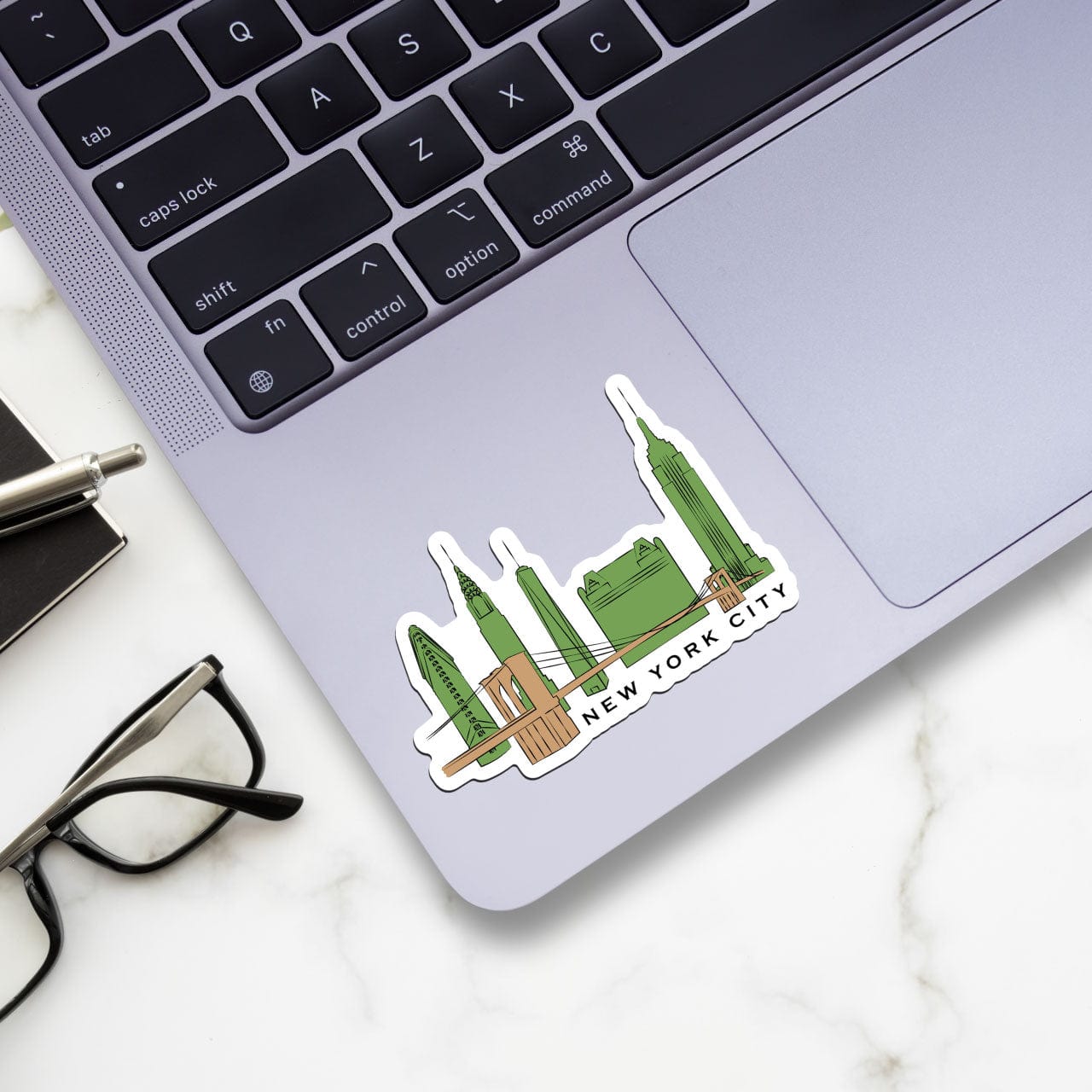  New York City Skyline Sticker、mySite、elrpsem3k