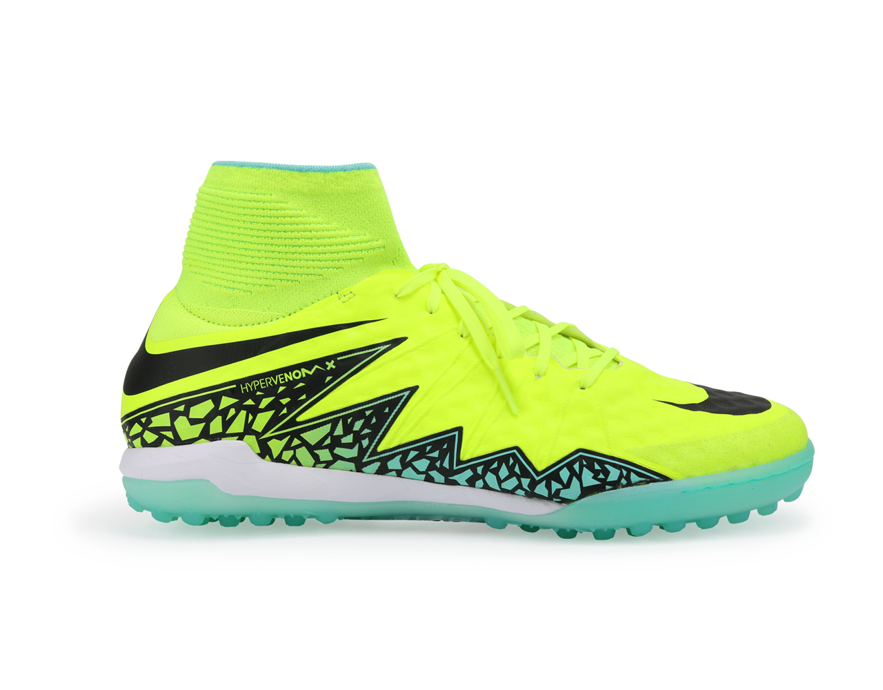Nike Men's HypervenomX Proximo Turf Soccer Shoes Volt/Black/Black、mySite、bottomscart