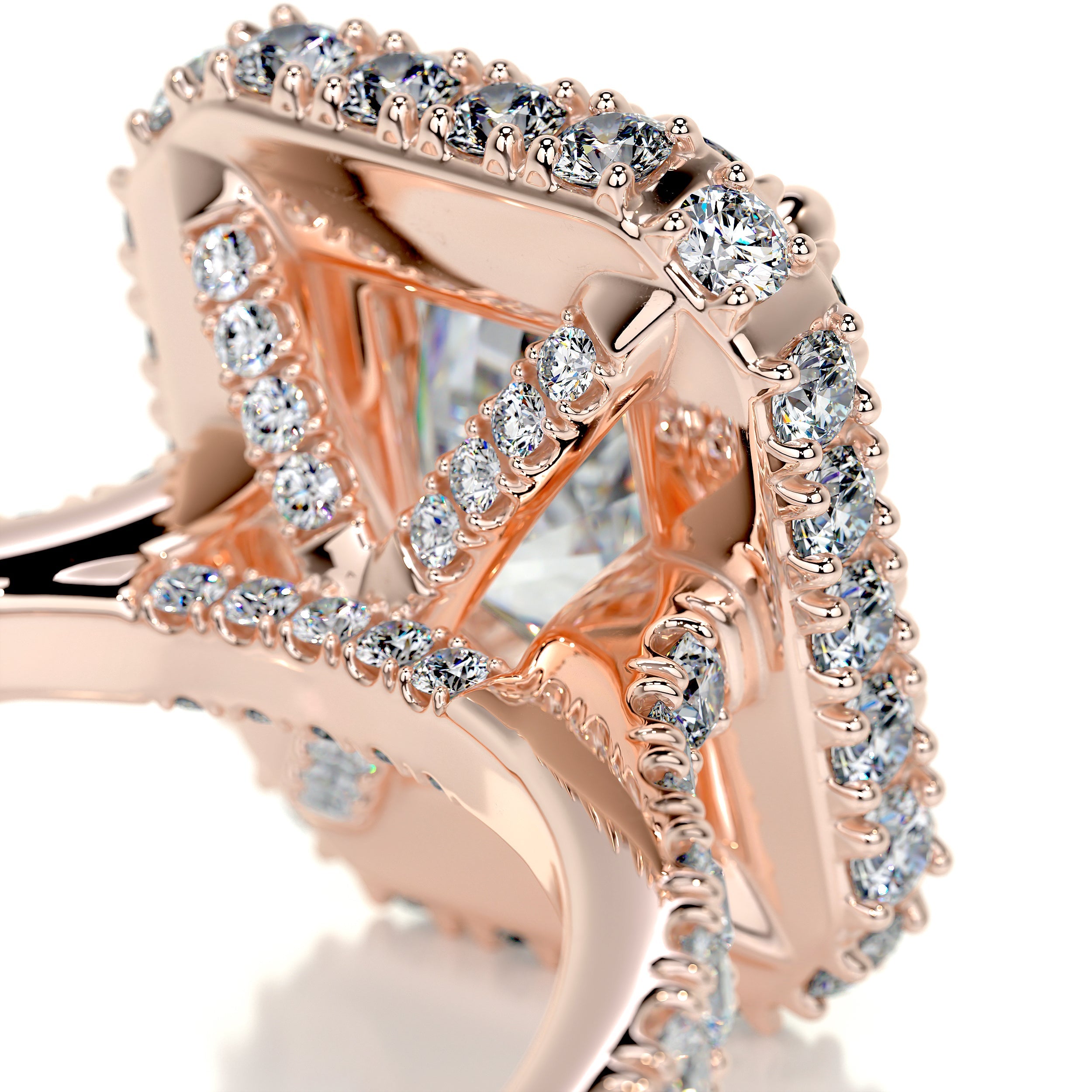 Lana Moissanite & Diamond Ring -14K Rose Gold、mySite、hinf8tx79