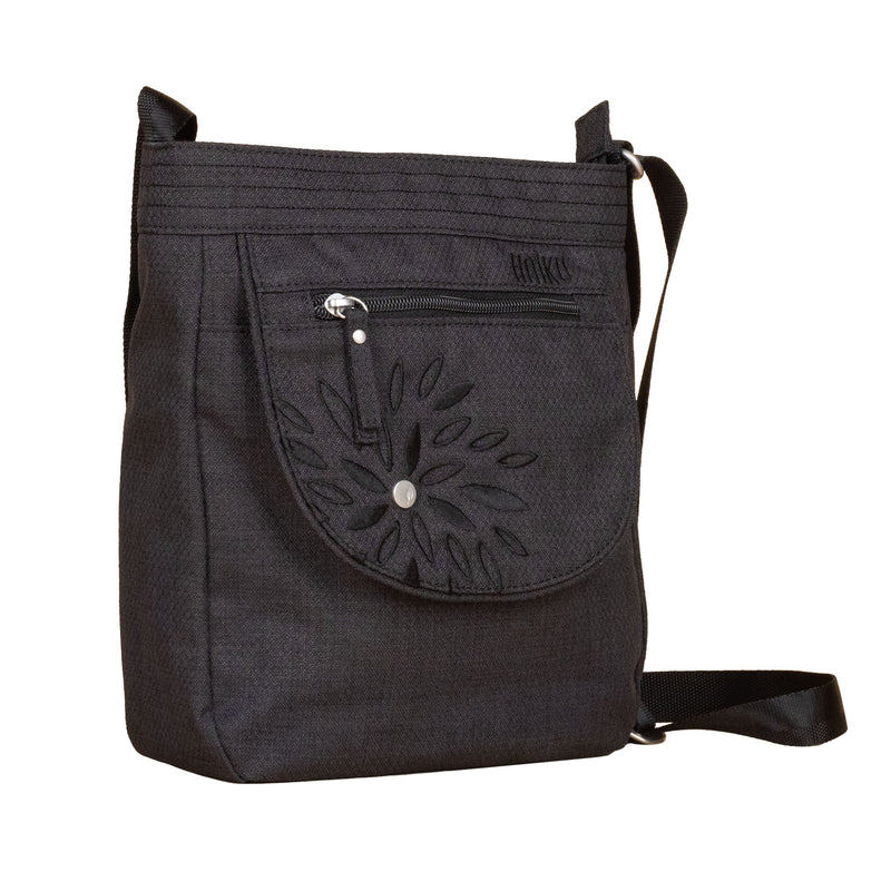  Haiku Women's Jaunt Crossbody Handbag - Black In Bloom、mySite、preschool7hills