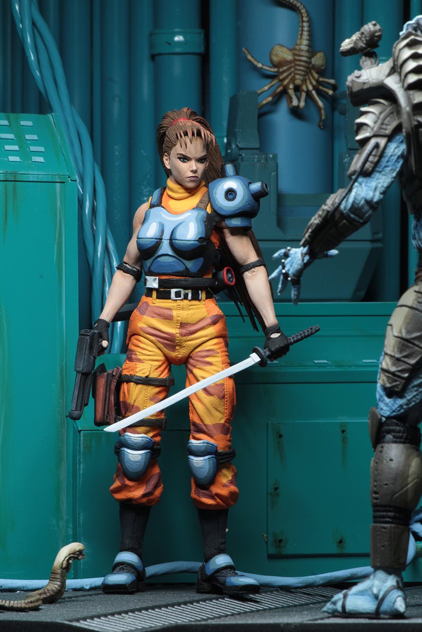 NECA Alien vs. Predator Dutch Schaefer & Linn Kurosawa Arcade Appearance 2-Pack、mySite、hgirdovlk