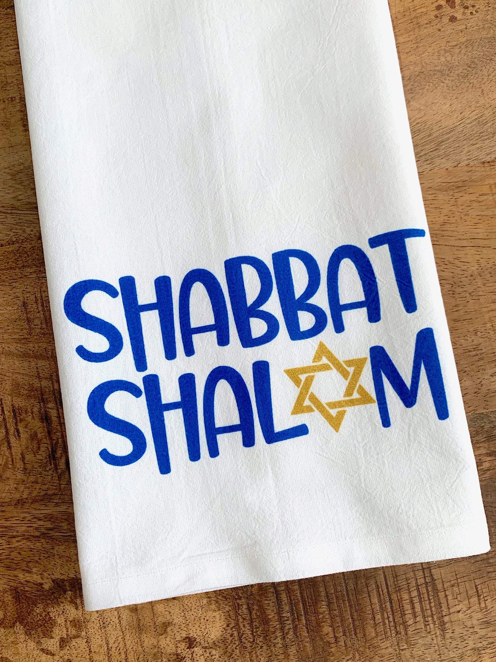 Shabbat Shalom Tea Towel、mySite、topwebapps