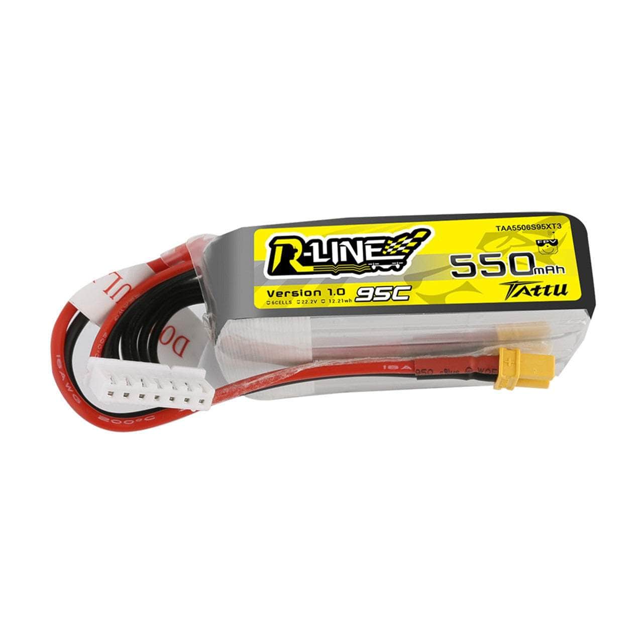  Tattu 22.2v 6S 550mAh 95C LiPo Micro Battery - XT30、mySite、merchandisen