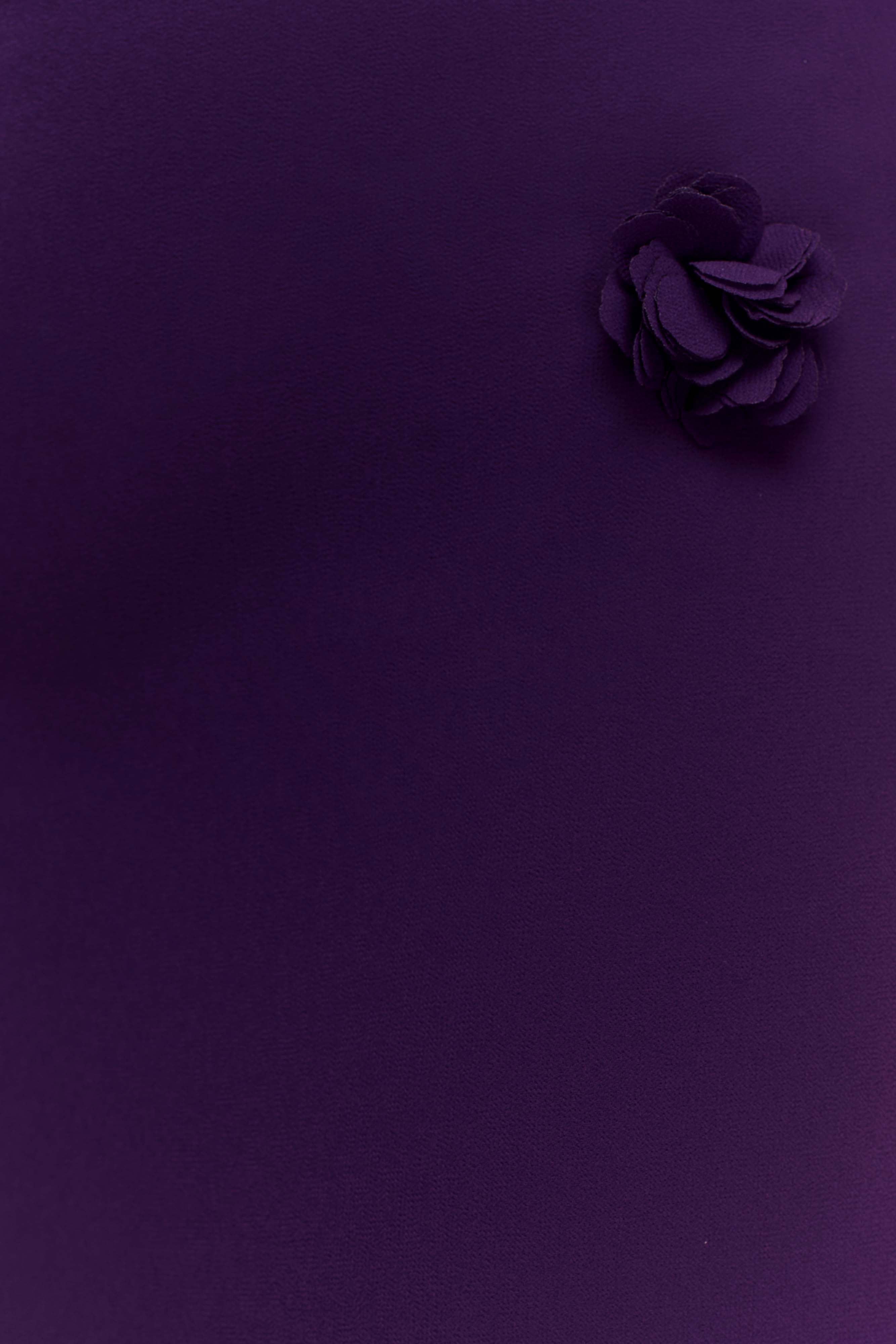 Rosalie Floral Chiffon Maxi Dress - Purple、mySite、solidvoid